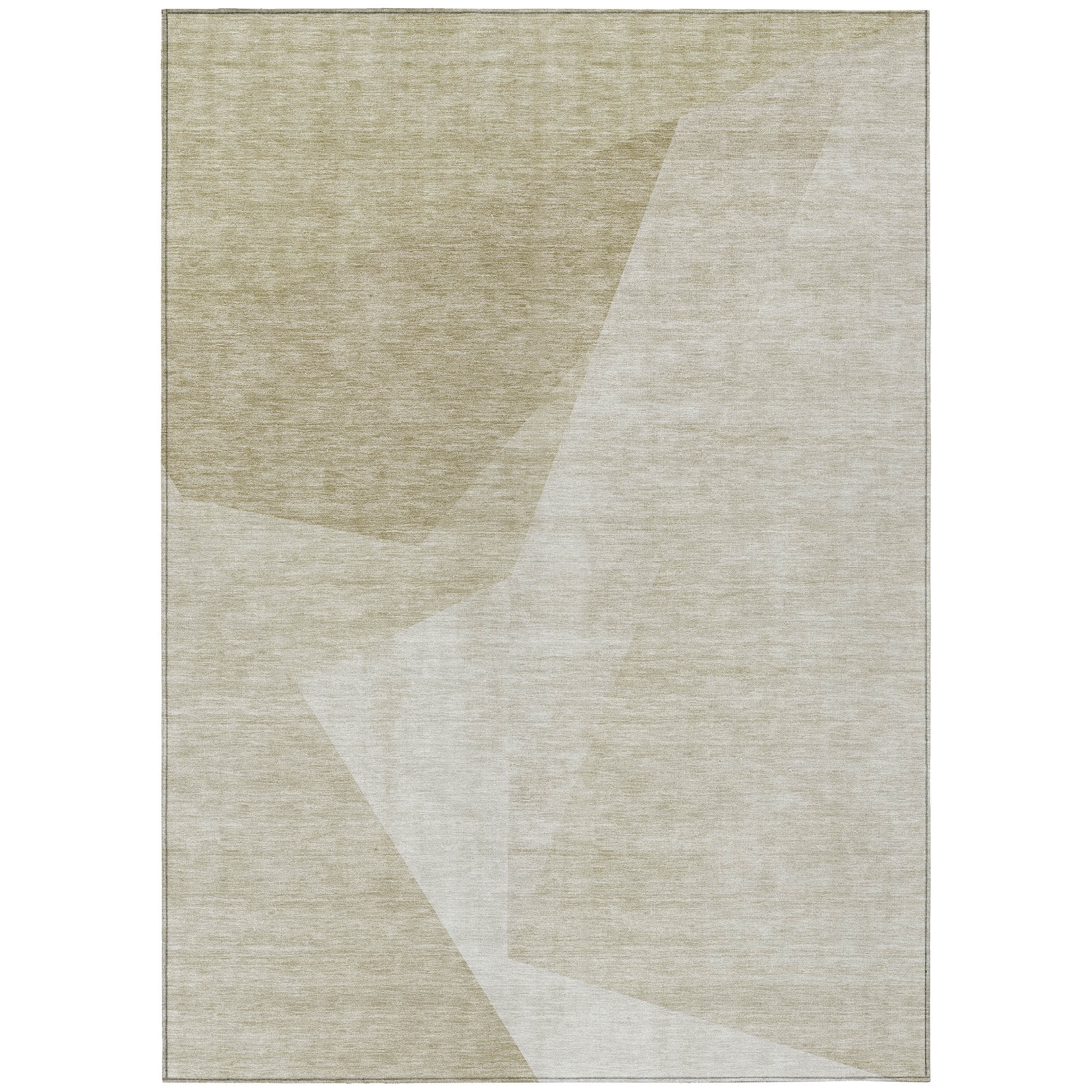 Addison Rugs ACN716BG3X5 Chantille ACN716BG 3 x 5 (ft) Polyester Beige Rectangular Indoor/Outdoor Geometric Machine washable Area rug