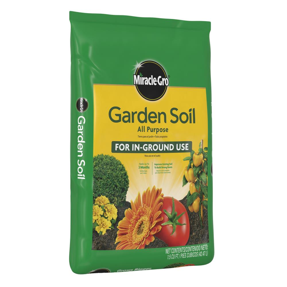 Miracle-Gro 1.5-cu ft Garden Soil in the Soil department at Lowes.com