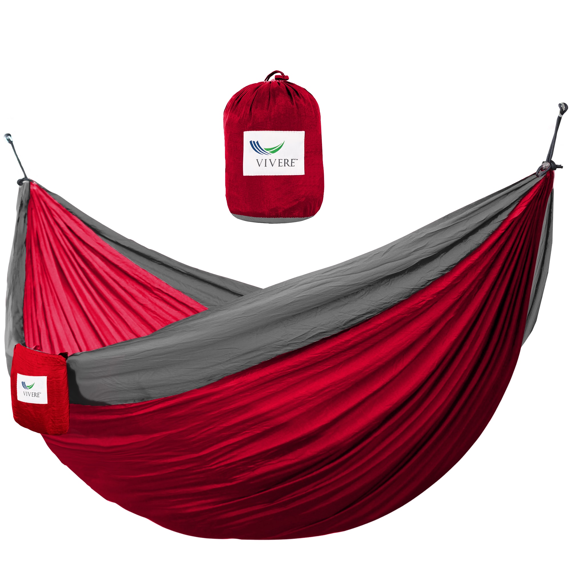 Vivere - PAR2 Crimson/Charcoal Fabric Hammock