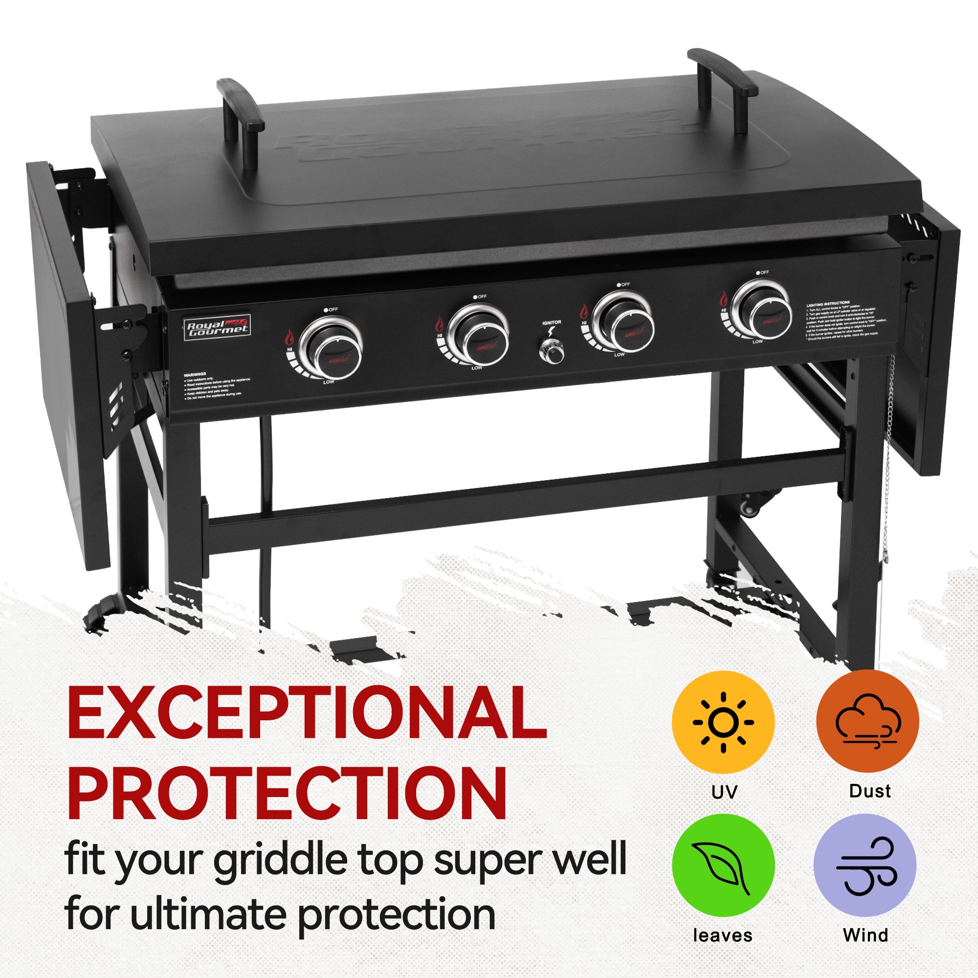 Royal Gourmet GD2400L Grill-Covers - View #7
