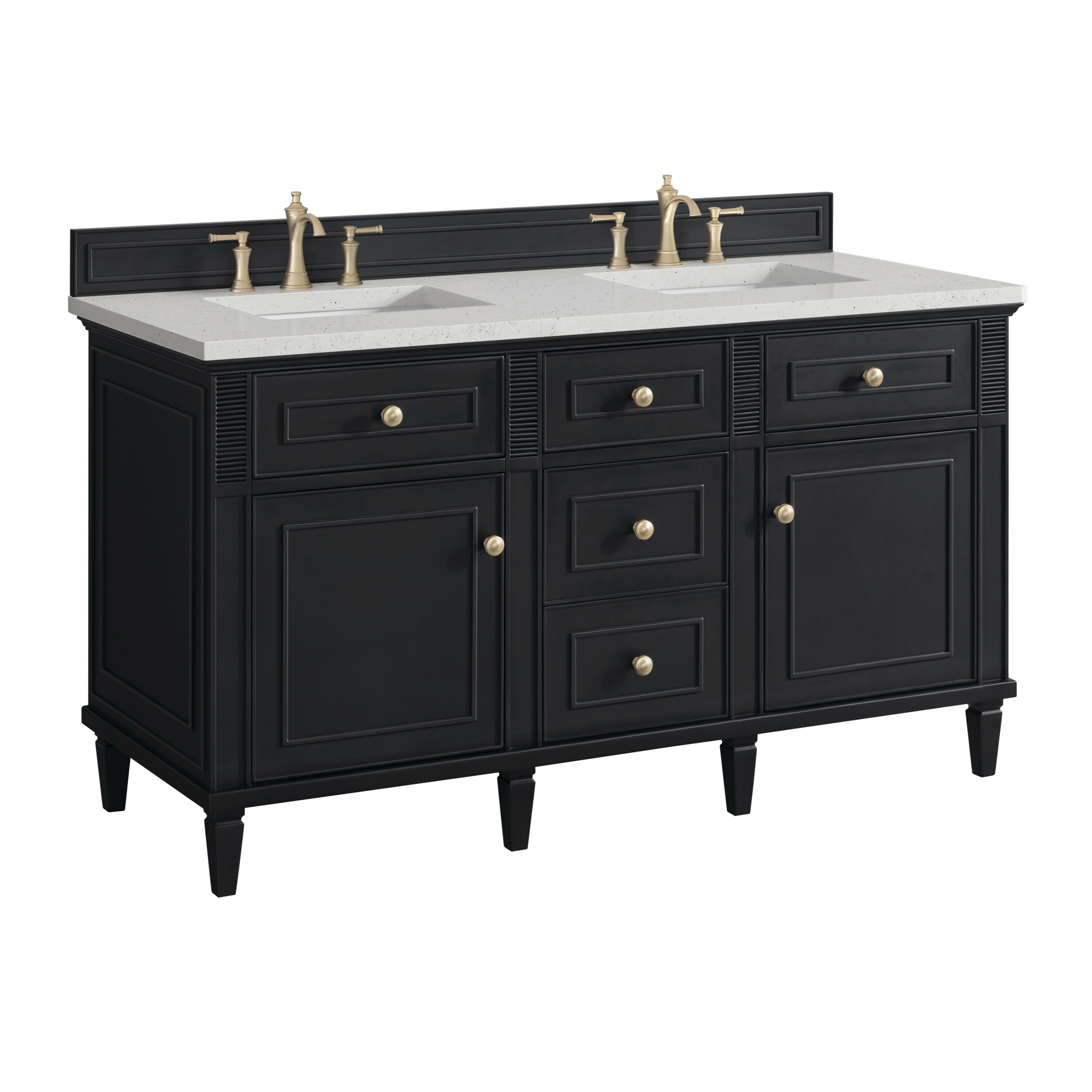James Martin Vanities 424-V60D-BKO-3LDL Bath-Vanity-Combo - View #6
