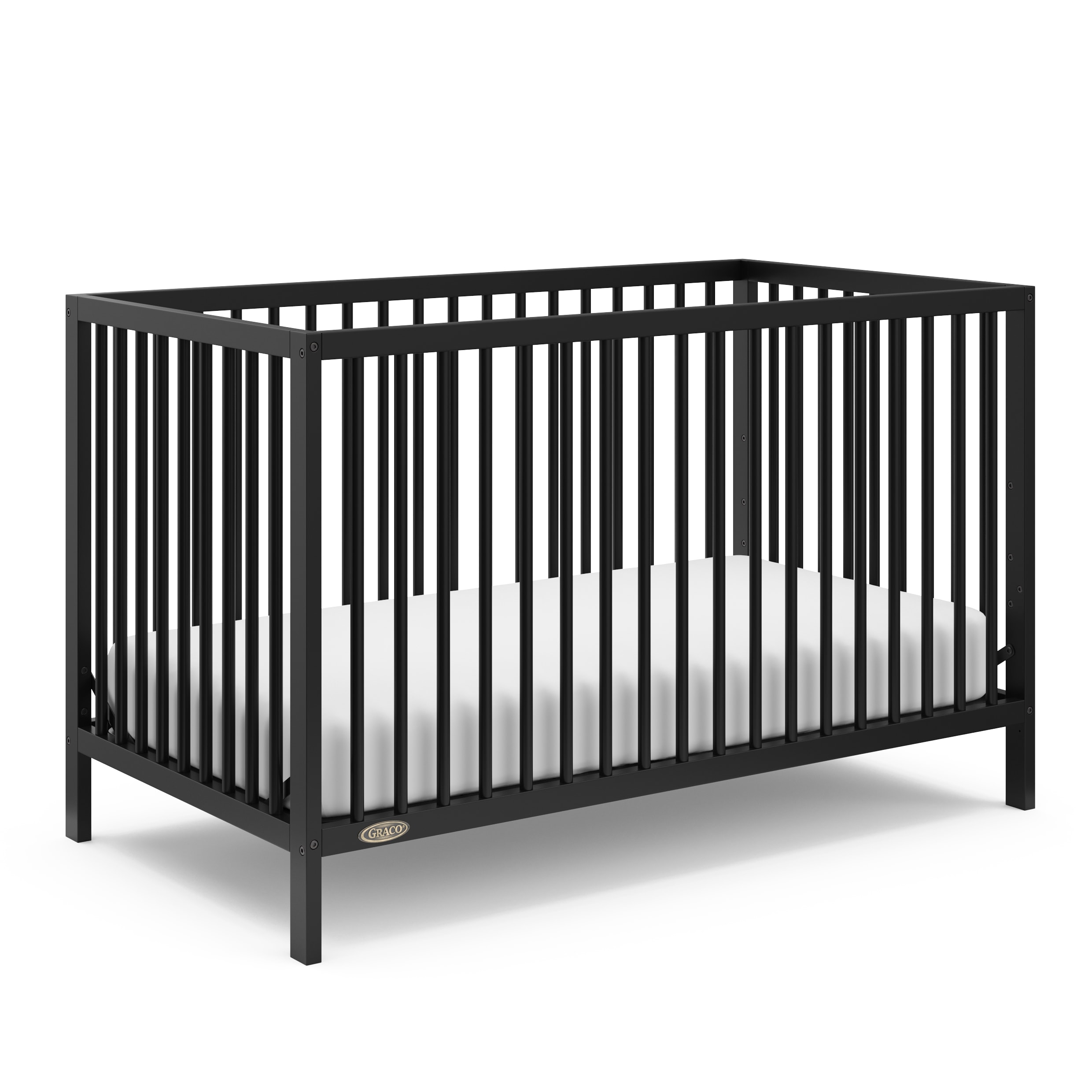 Graco 04533-40B  Teddi 4-in-1 Black Convertible Crib