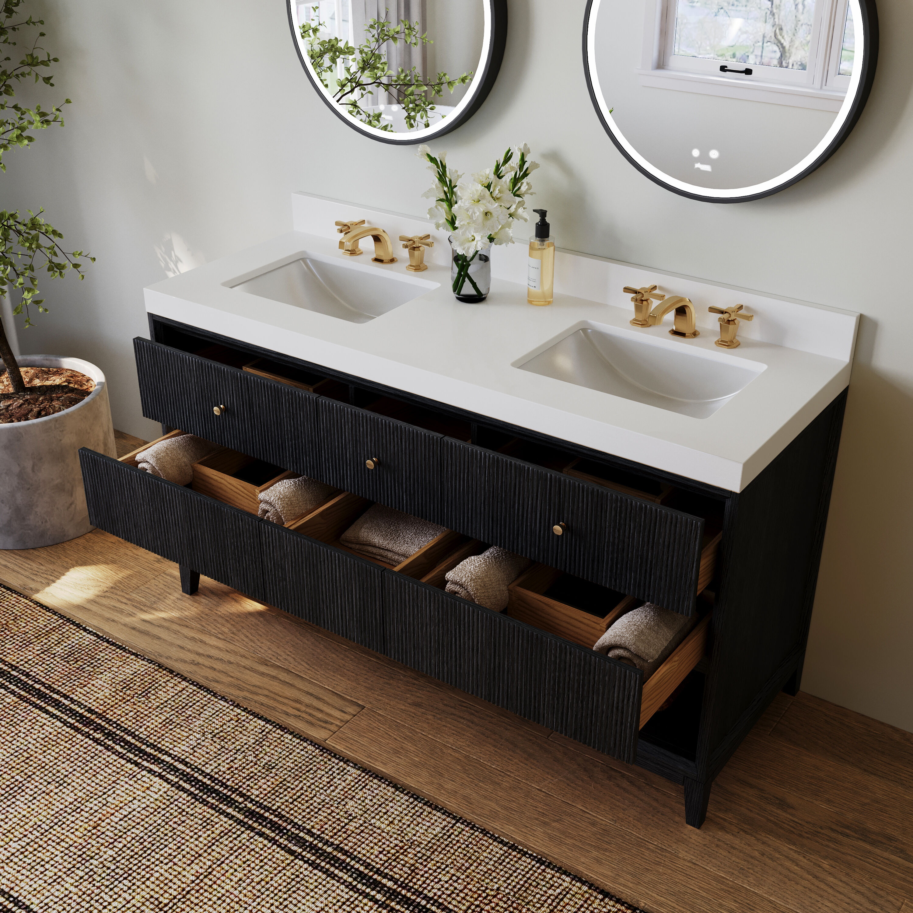 Ancerre Designs VTS-MOMO-60-RBO-WQZ Bath-Vanity-Combo - View #6