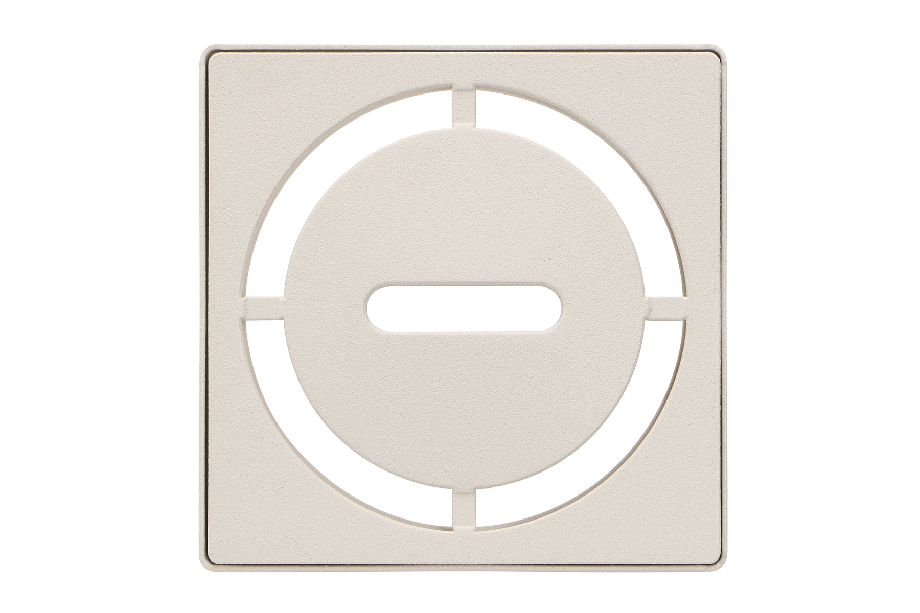 Schluter Systems KDIF4GRKTSID8 Kerdi-drain Grate Kit 4 In Ivory Pure