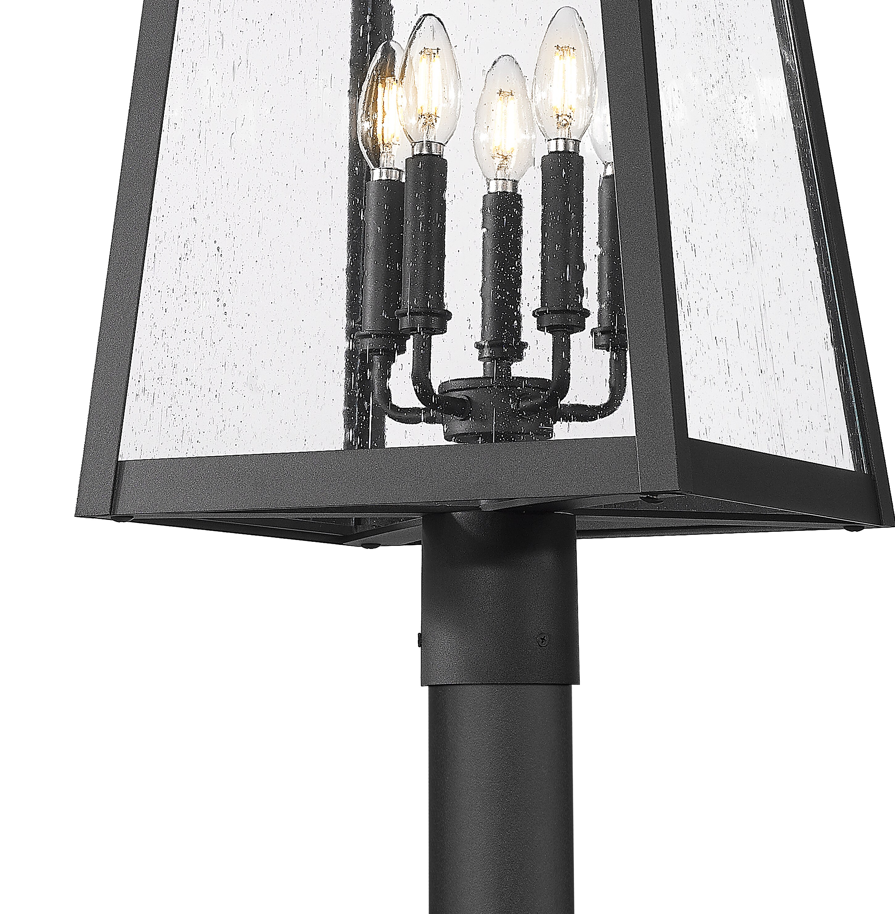 Z-Lite 5015PHXLR-5010P-BK Complete-Post-Lights - View #6