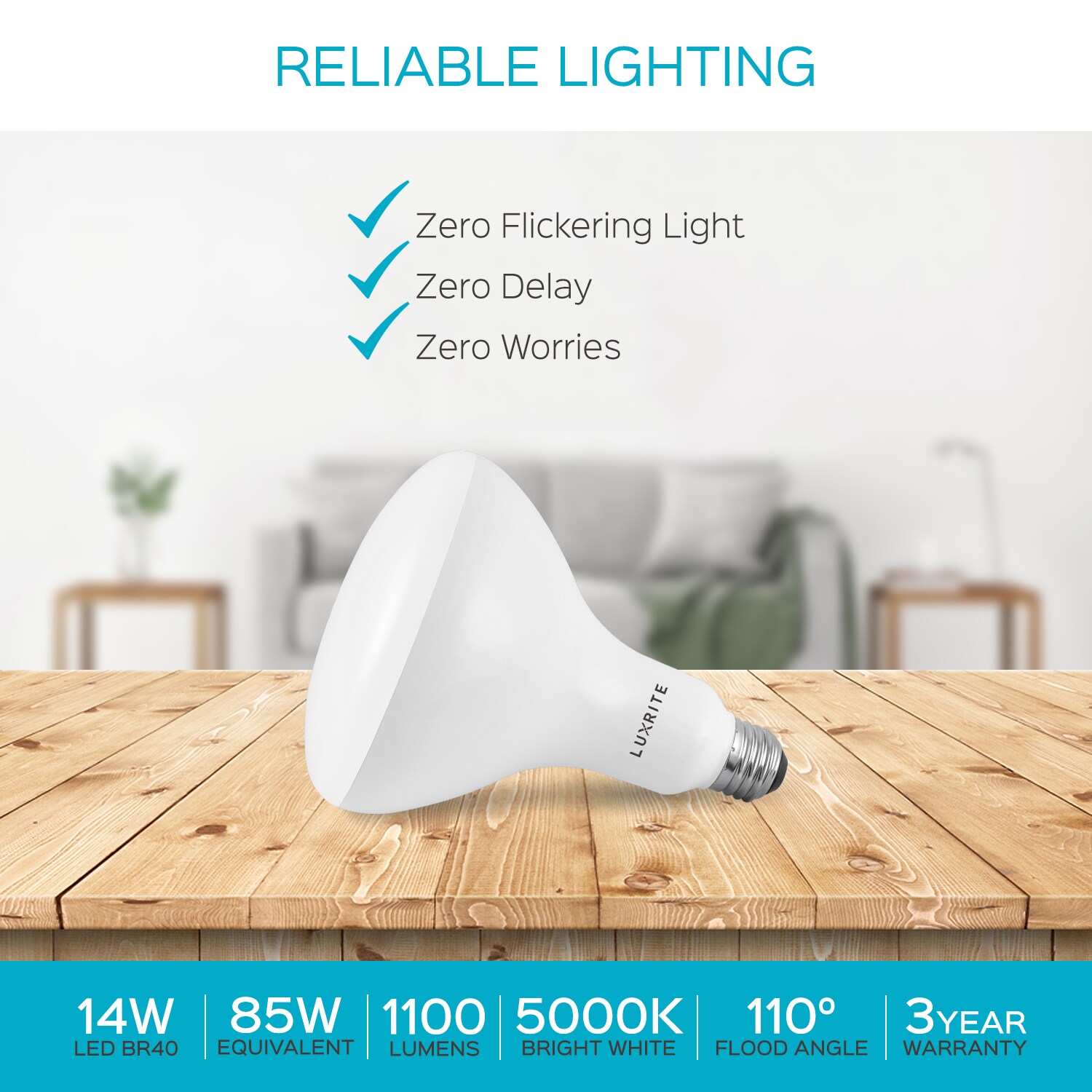 Luxrite LR31824-4PK Led-Flood-Spot-Light-Bulbs - View #6