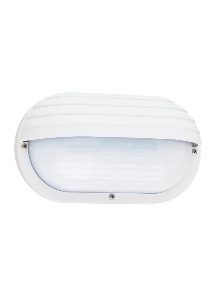 Generation Lighting 89805EN3-15 Bayside 1 -Light 5-in H Satin White Hardwired Outdoor Wall Light