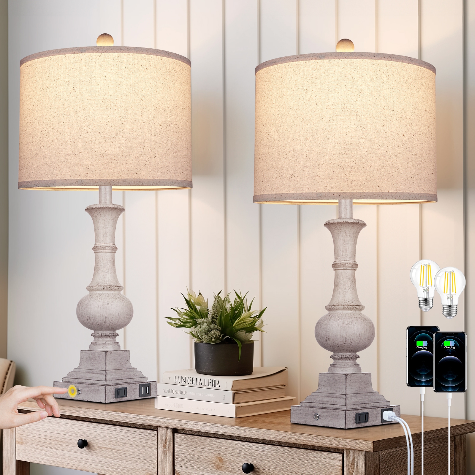 UrFurnishings TD-217 Table-Lamps - View #4