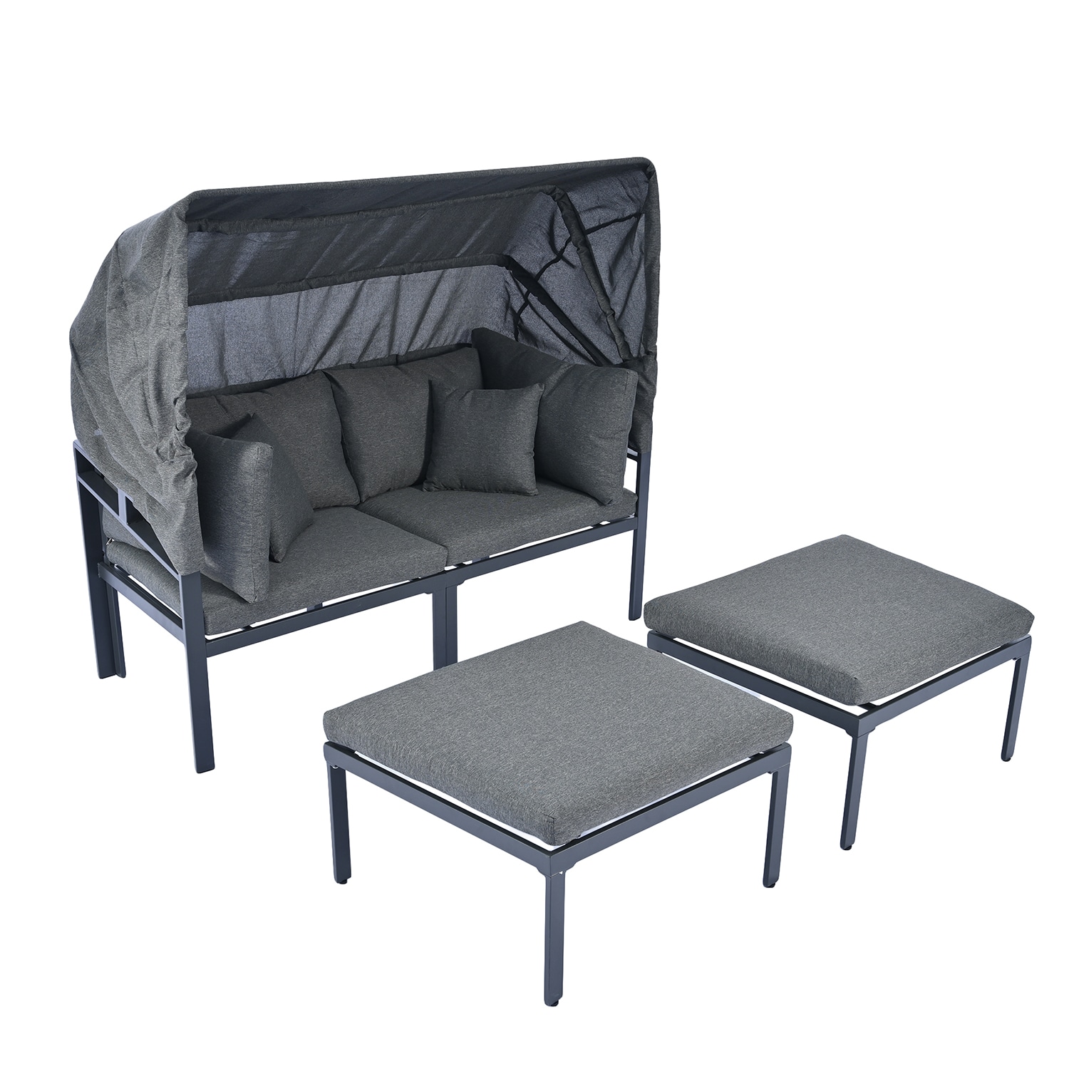 SINOFURN SYA010395BN Patio-Sofas-Daybeds - View #6