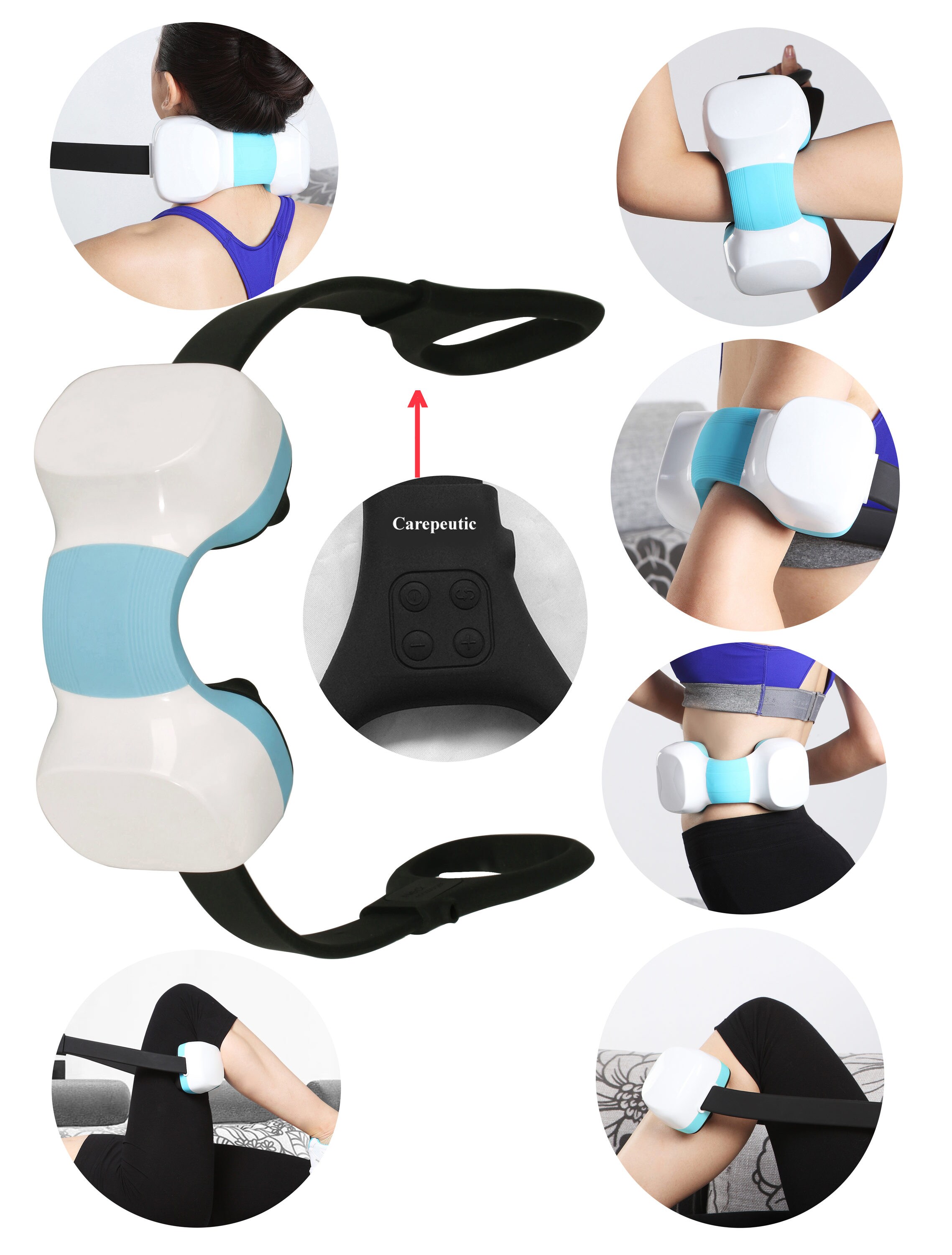 Osaki AmaMedic Neck Tens Massager - Handheld Plug-in Neck Massager with  Heat, 5 Massage Modes, 15 Intensity Levels - White in the Stretching &  Recovery department at