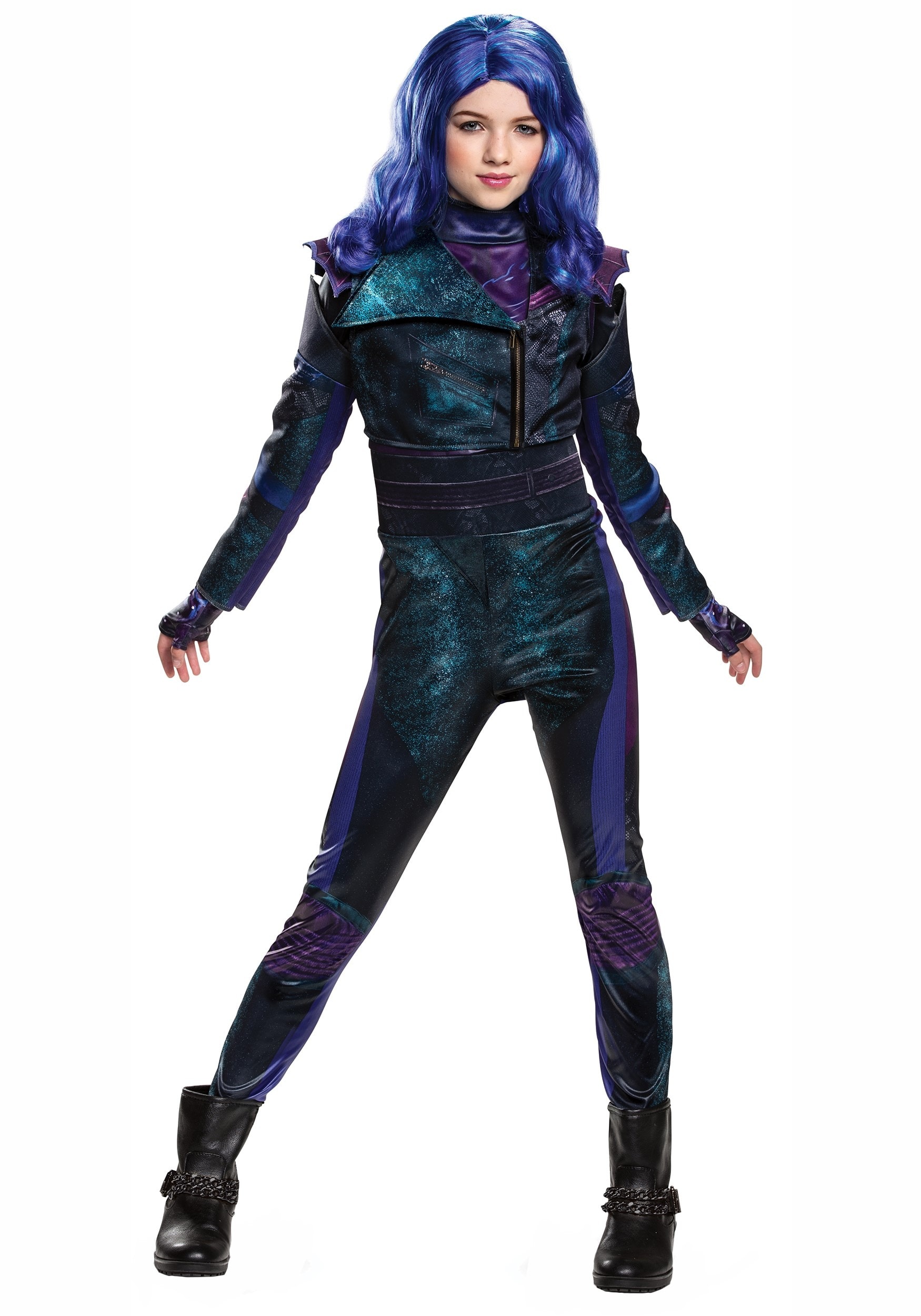 Disguise DI20301-4/6 Deluxe Descendants 3 Girls Mal Costume Size 4/6