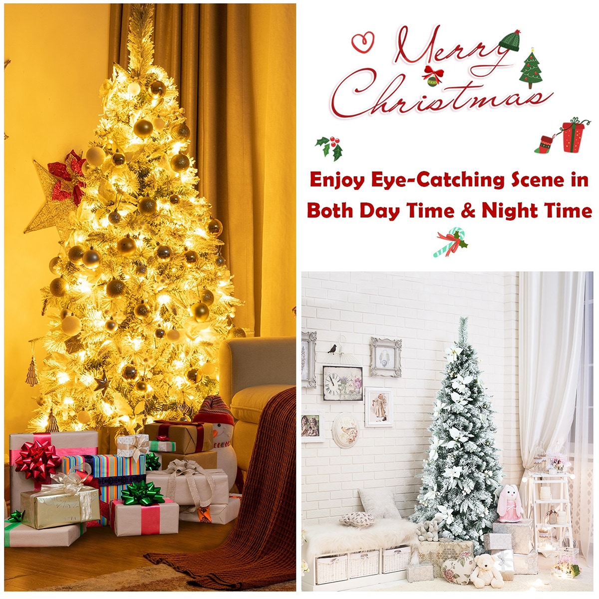 Forclover HYFASDCM31 Artificial-Christmas-Trees - View #5