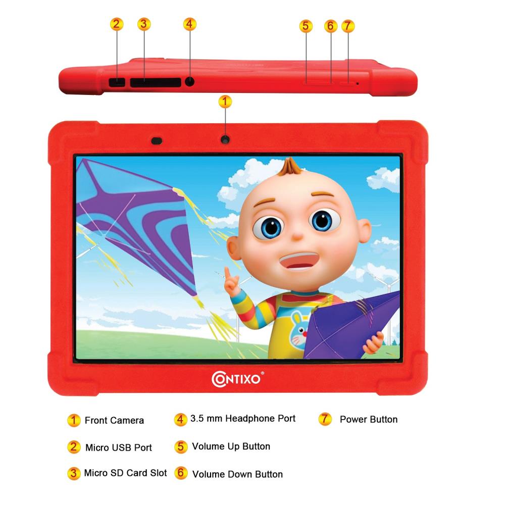 Contixo K101 RED tablets - View #14