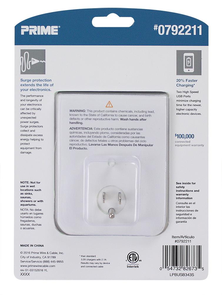 PRIME LPBUSB343S Surge-Protectors - View #4