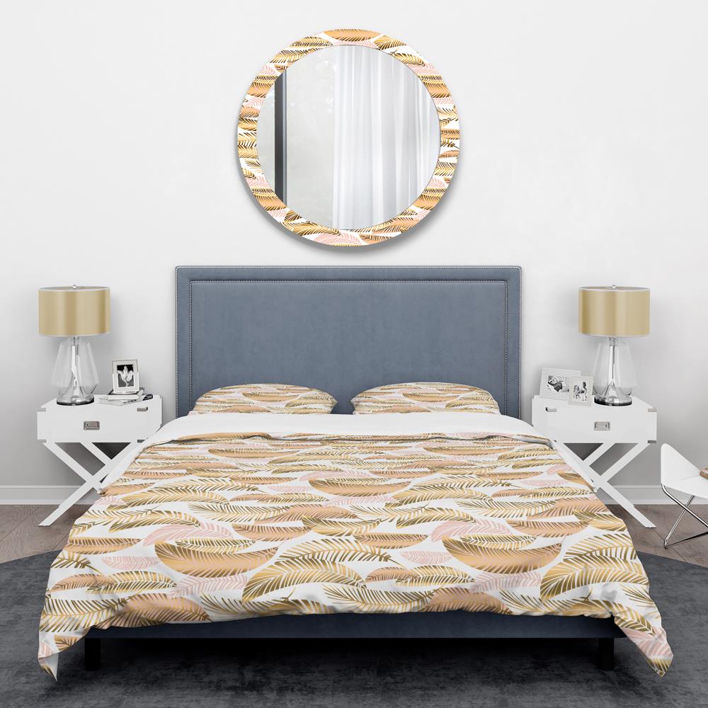 Designart BED24254-Q 3 -Piece Green Queen Duvet cover Set