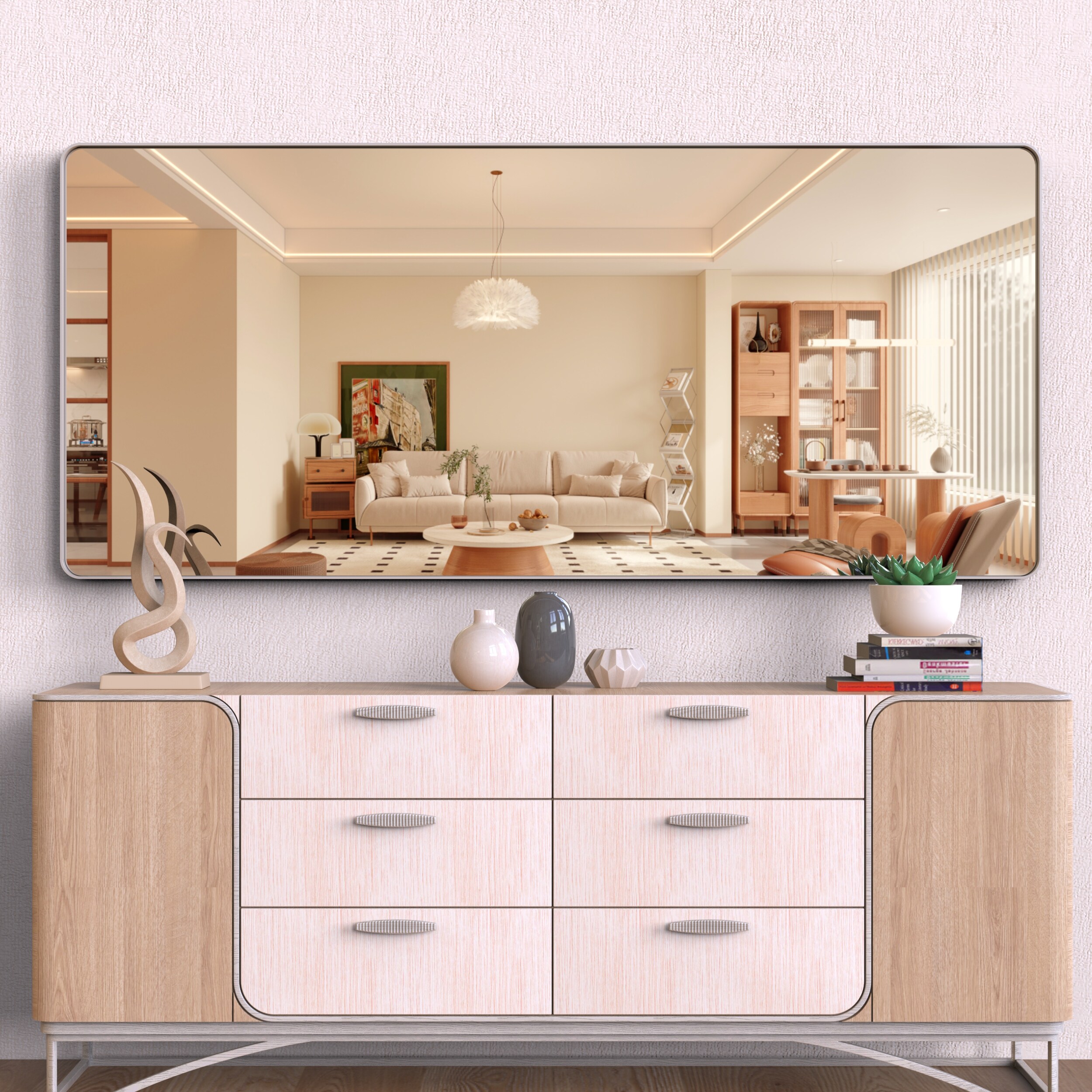 Forclover MF03GI-ME08 Framed-Bath-Mirrors - View #13