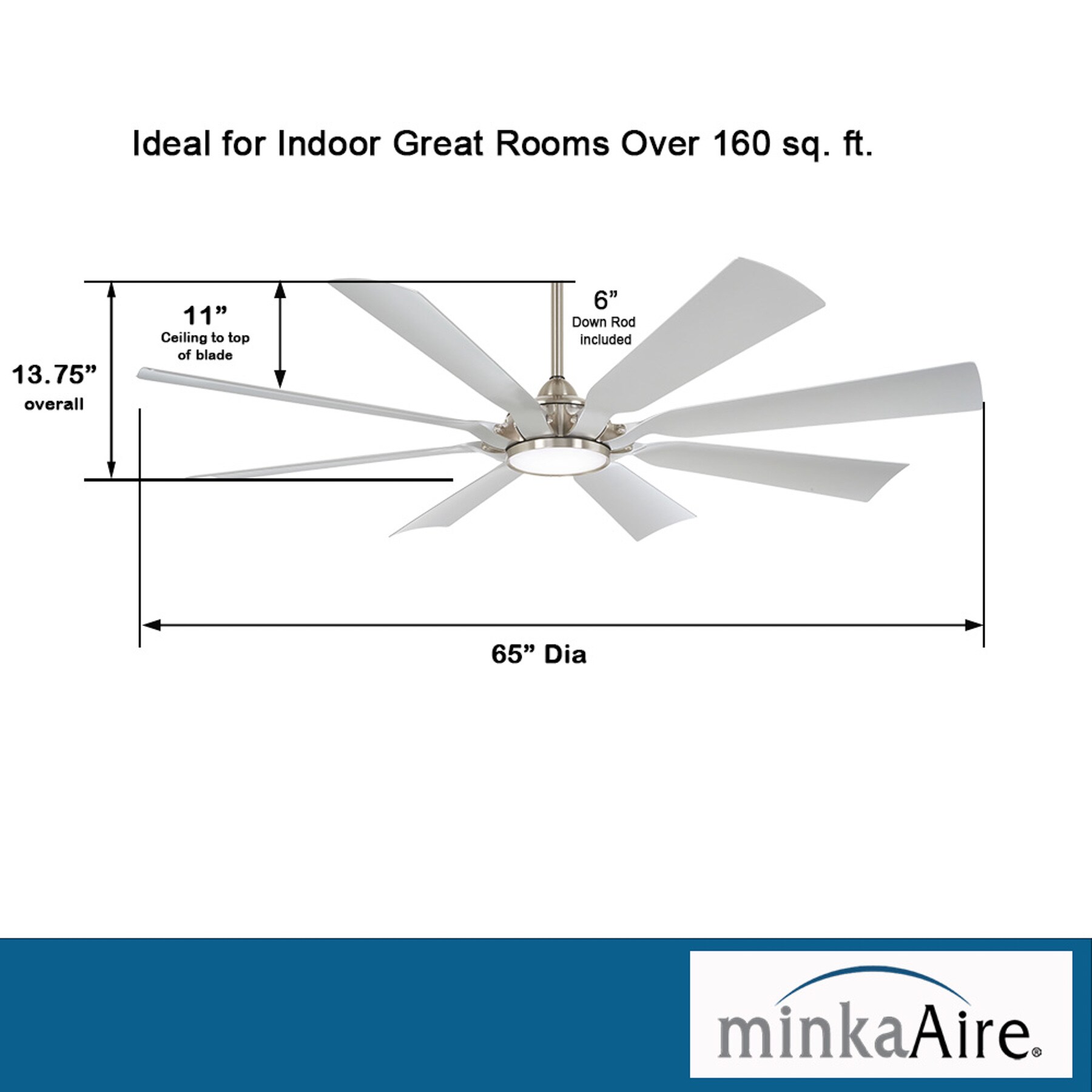 Minka Aire F756L-BNW Ceiling-Fans - View #9