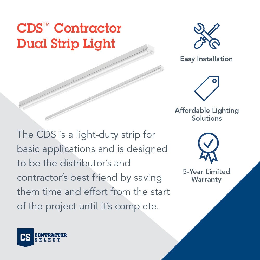 Lithonia Lighting CDSL48DM50K80CRIWH Strip-Lights - View #5