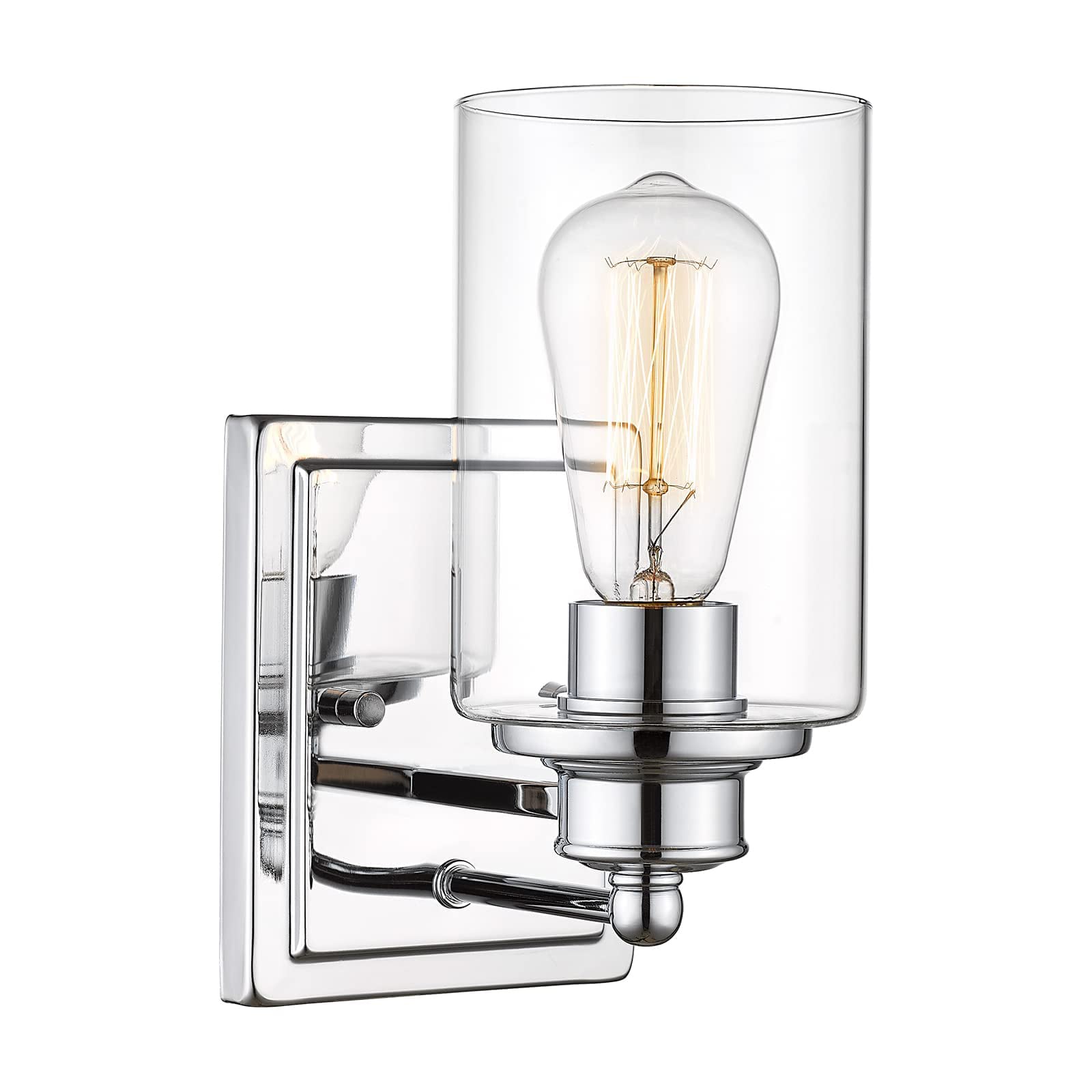LTMATE LS5HLT63B CH JAZAVA 5-in 1 -Light Chrome Farmhouse Vanity light