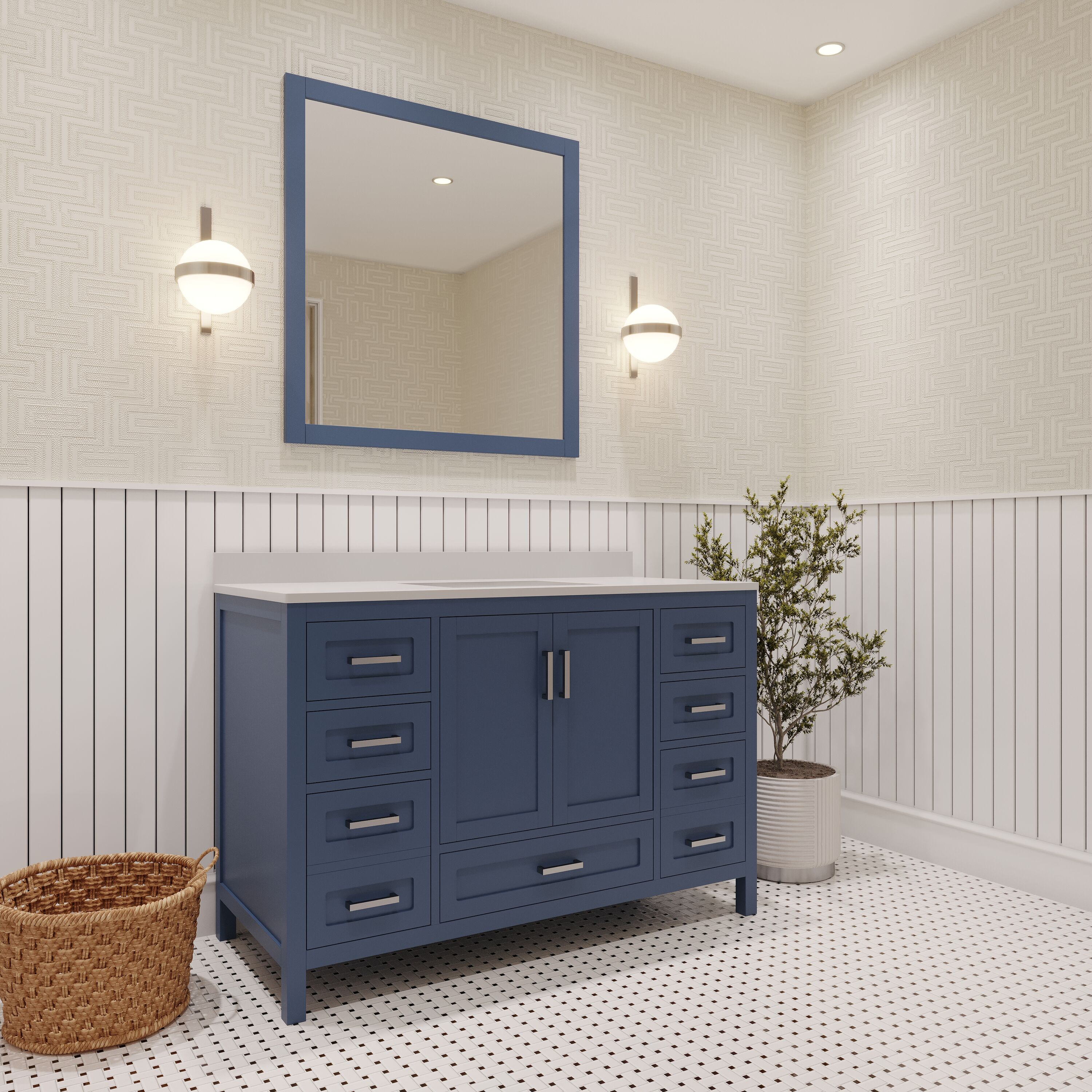 Ayna Decors AVR48NB3102 Bath-Vanity-Combo - View #2