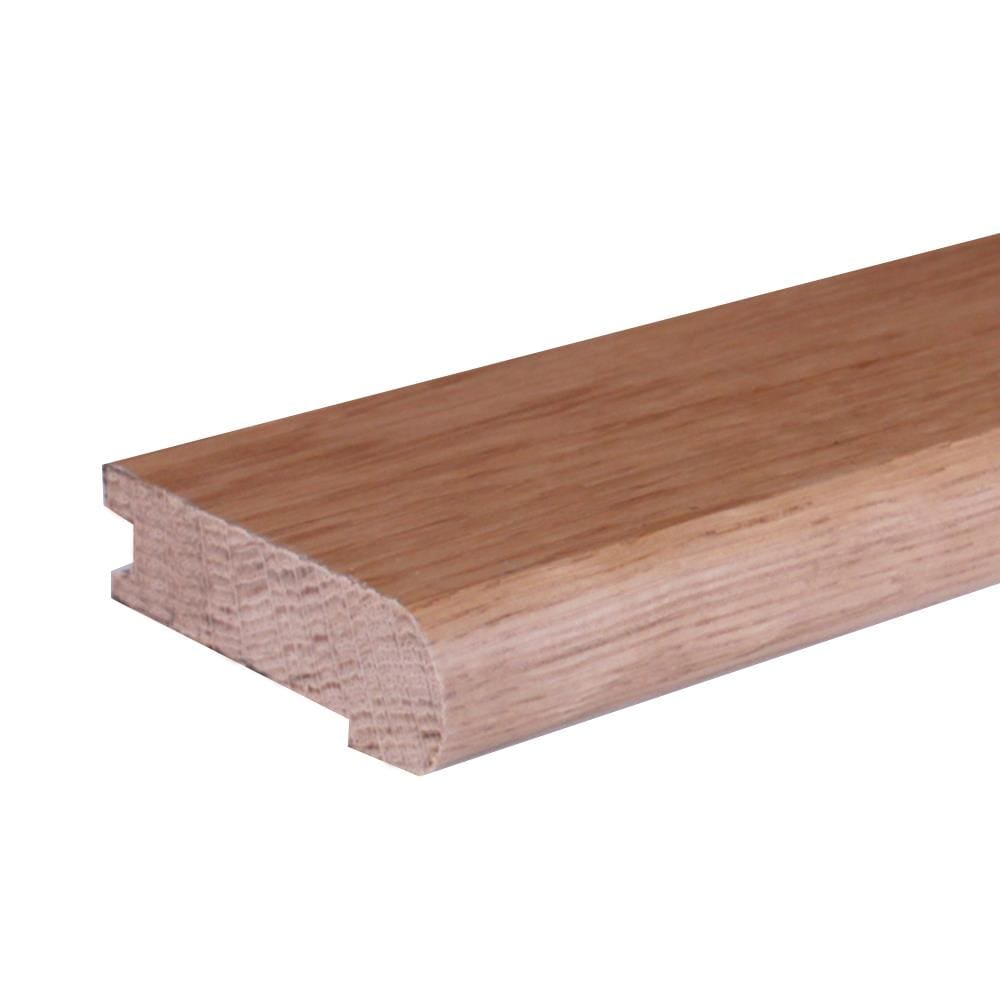 Flexco 1255276 Solid Wood Stair Nose 2.75-in x 78-in x 0.75-in Spice Prefinished Wood Oak Flush Stair Nosing