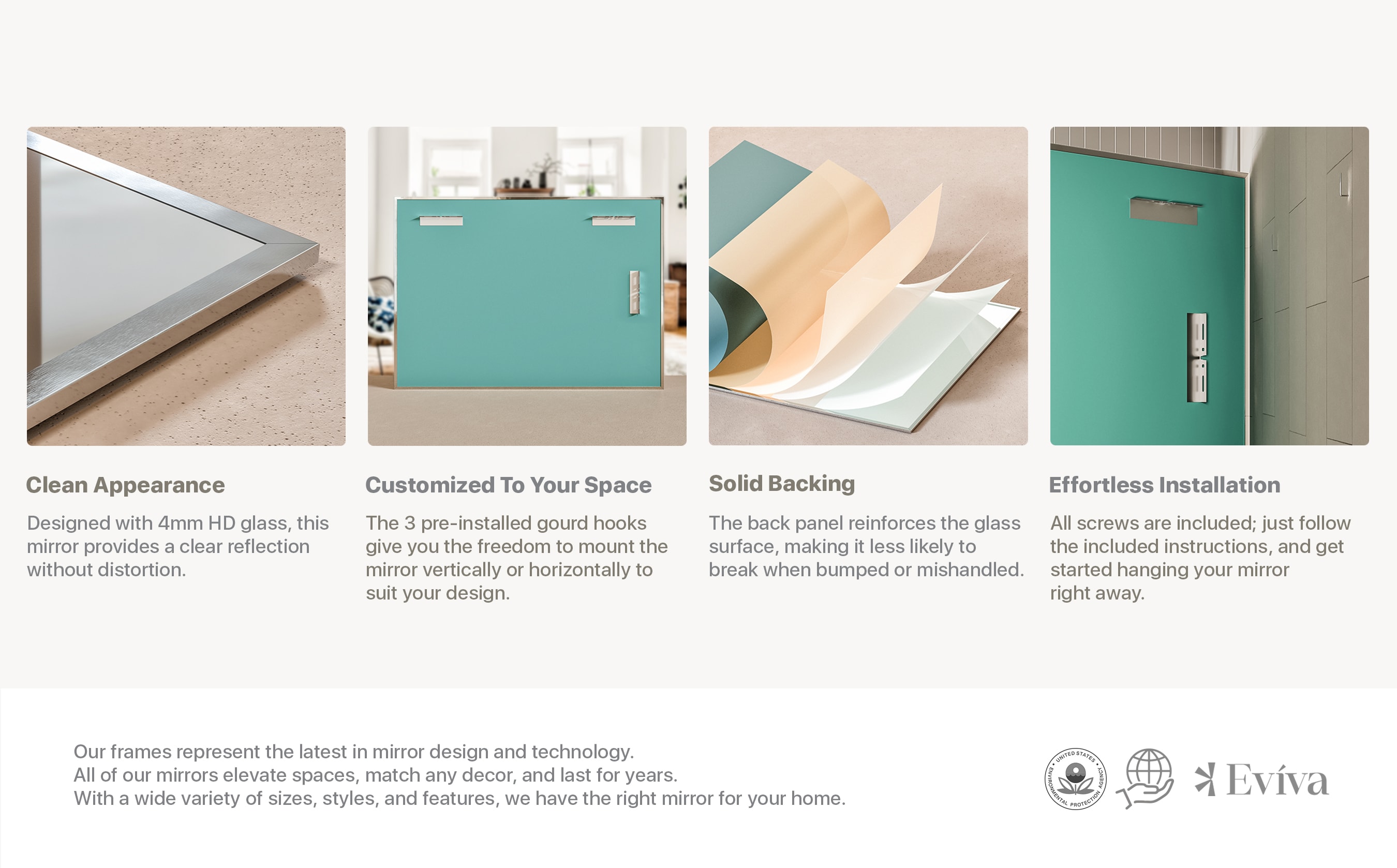 Eviva EVMR-42X30-CH Decor-Mirrors - View #9