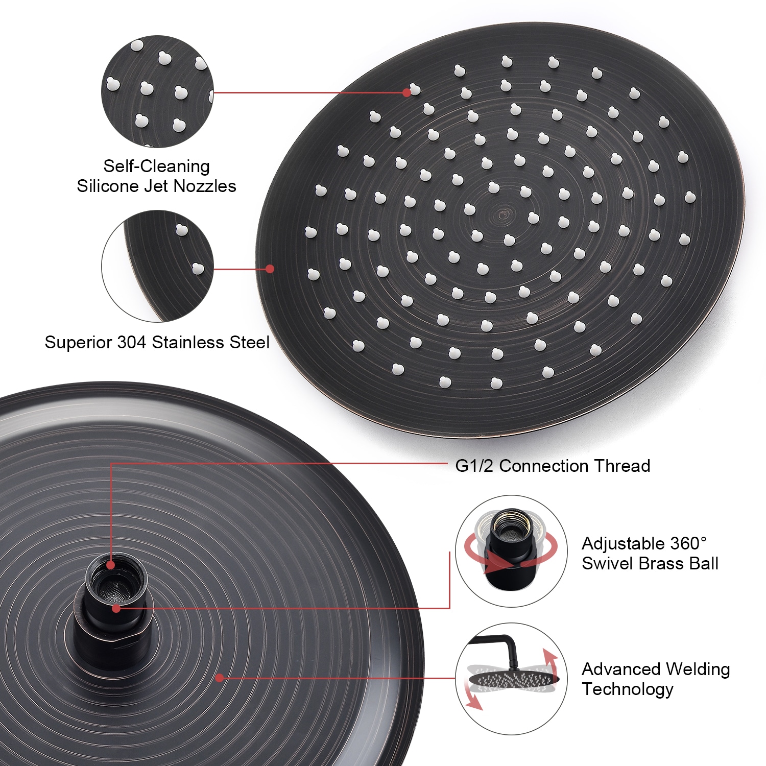 Pouuin VS-600S Showerhead-Bar-Panels - View #7