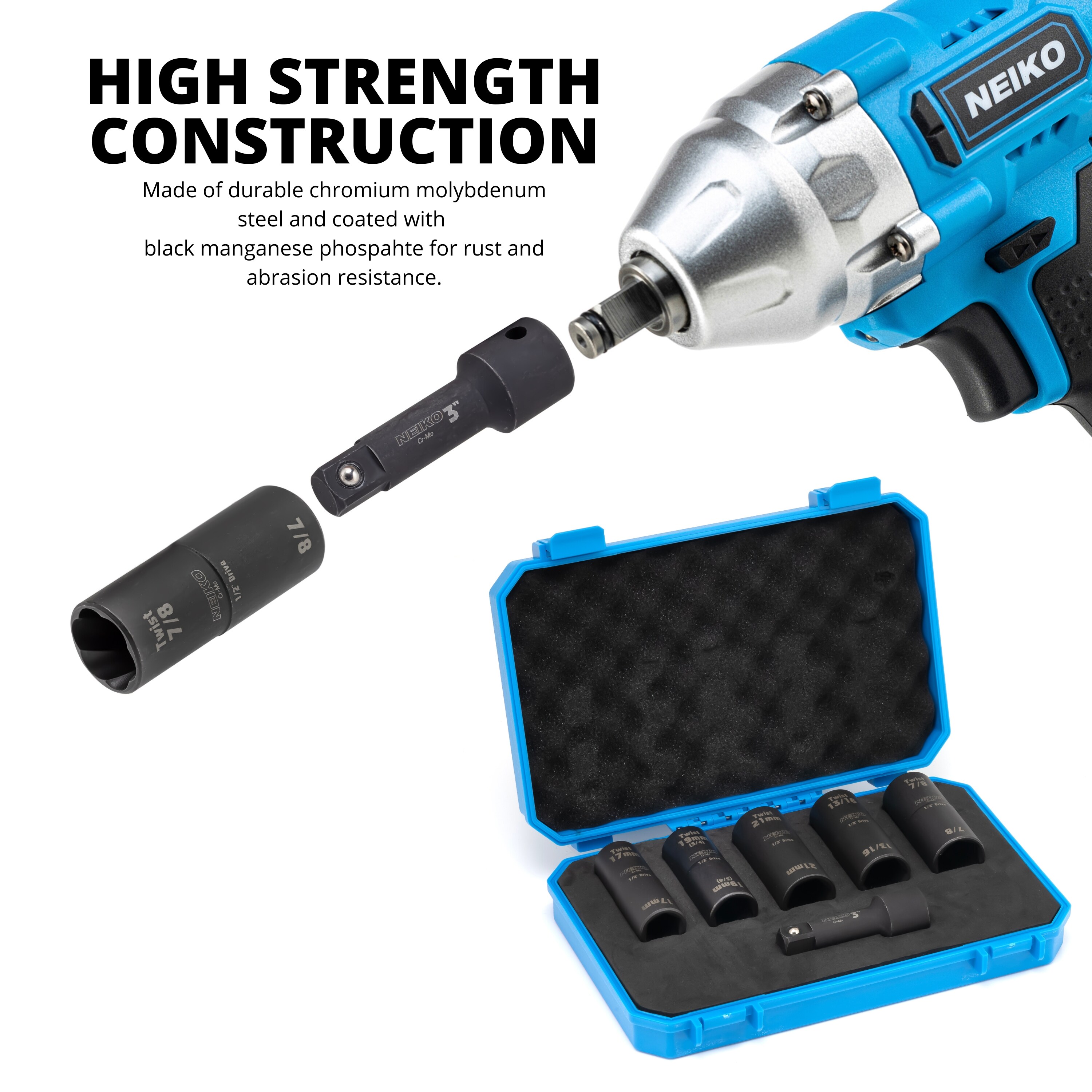 NEIKO 02340A Impact-Socket-Sets - View #3