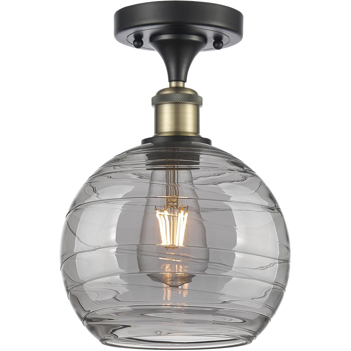 Innovations Lighting 2672385 516-1C-BAB-G1213-8SM Ballston Athens Deco Swirl