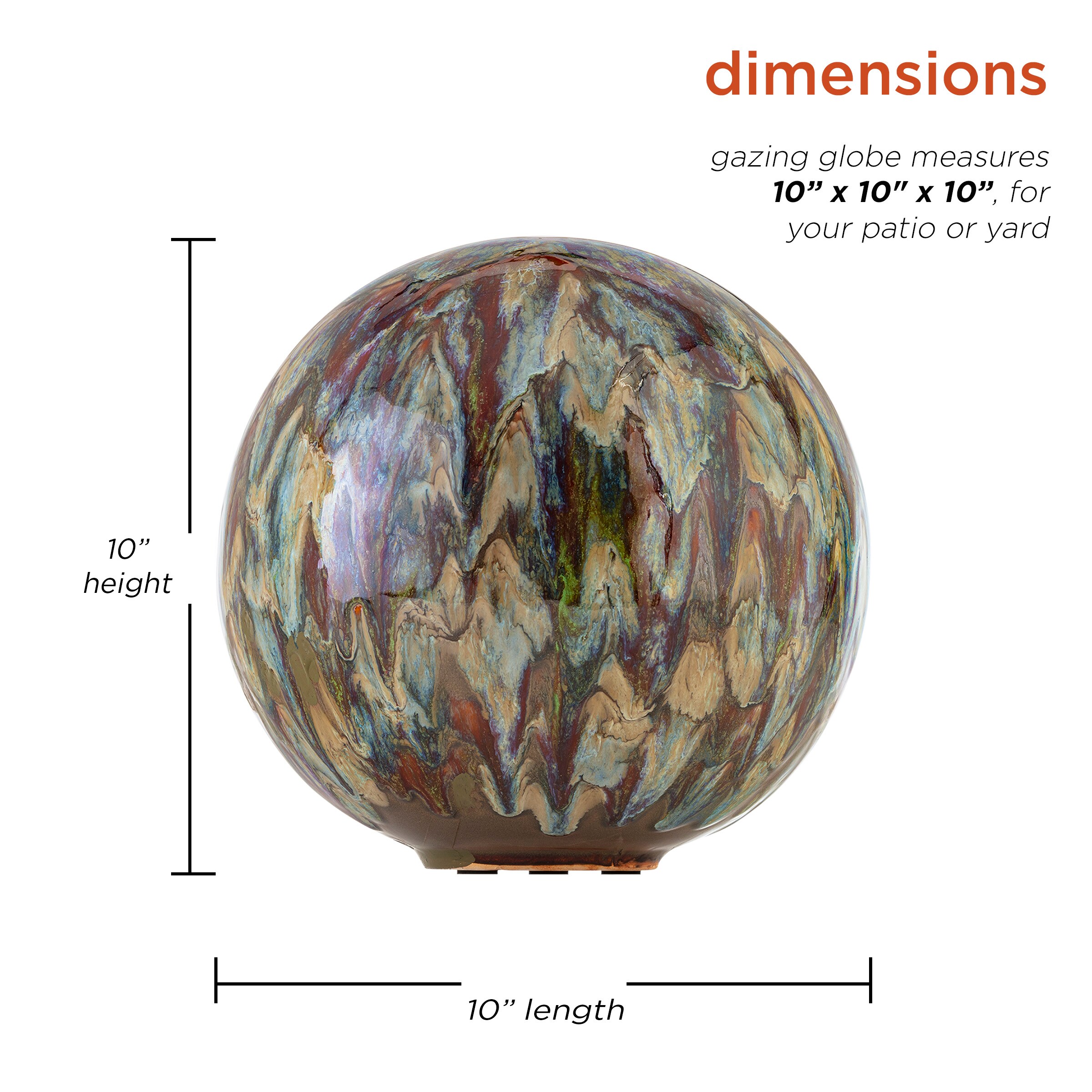 Alpine Corporation TOM252 Gazing-Ball-Stand - View #3