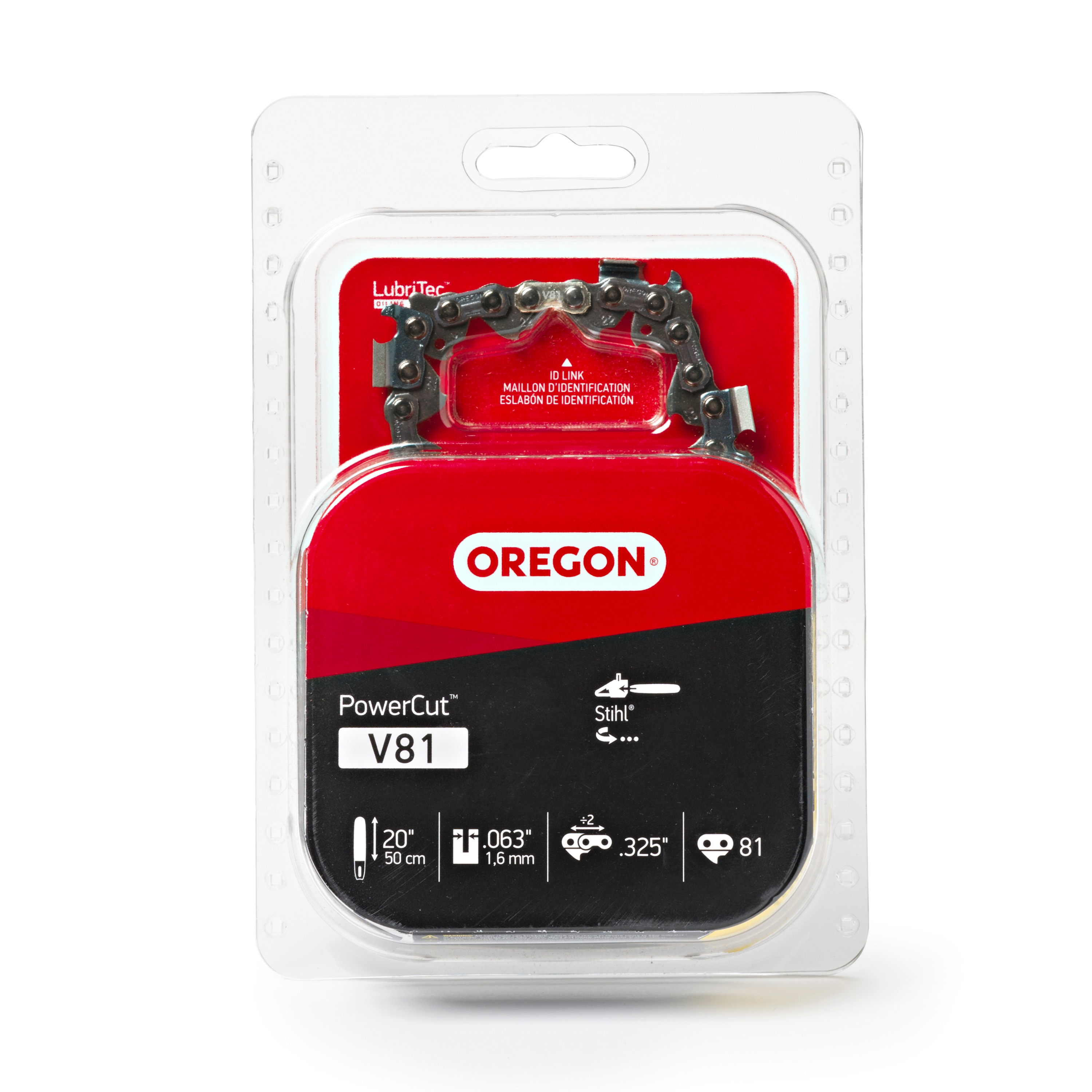 Oregon V81 V81 81 Link Replacement Chainsaw Chain For 20-in , 0.063-in Gauge , .325-in Pitch