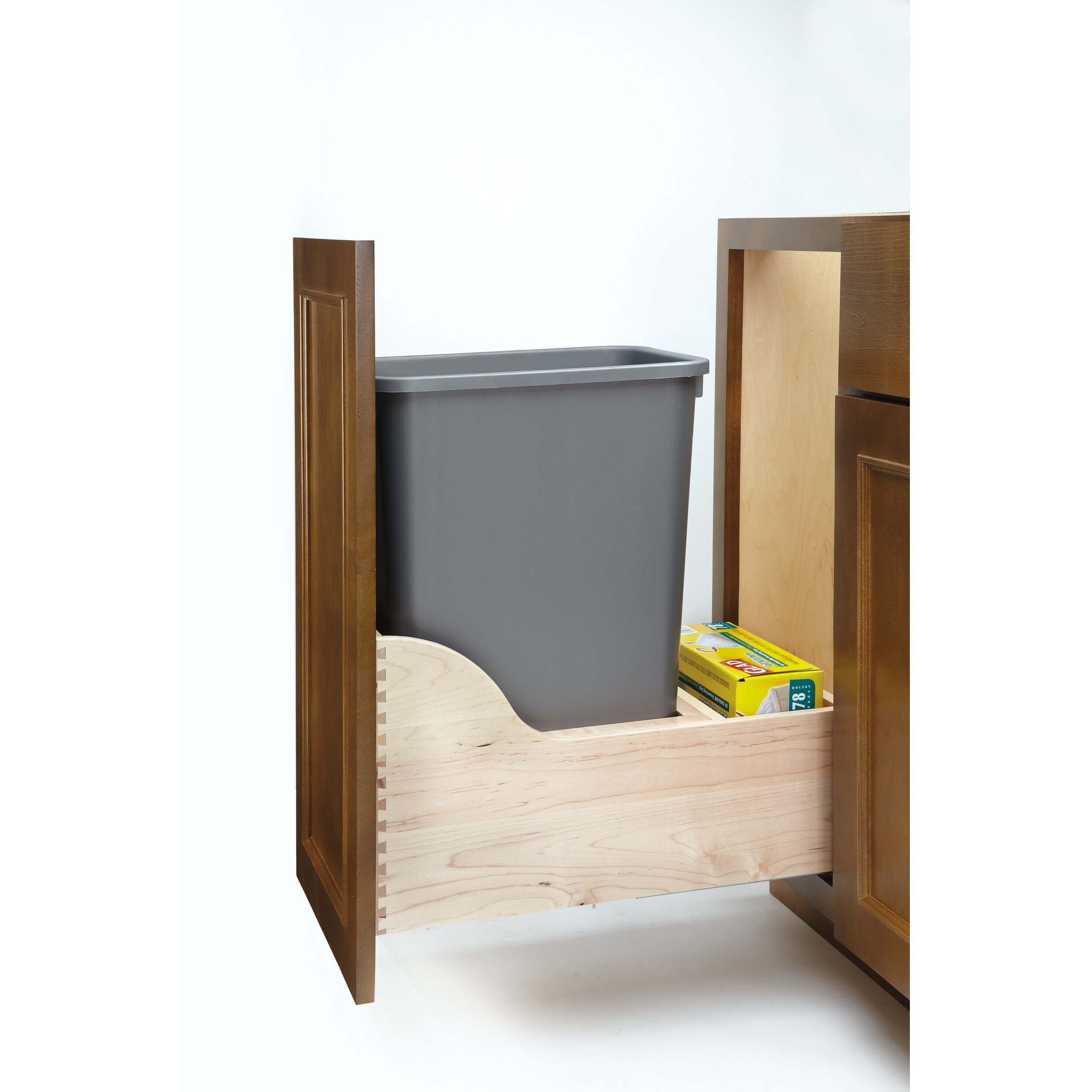 Rev-A-Shelf 4WCSC-1550DM-1 Pullout-Trash-Cans - View #3