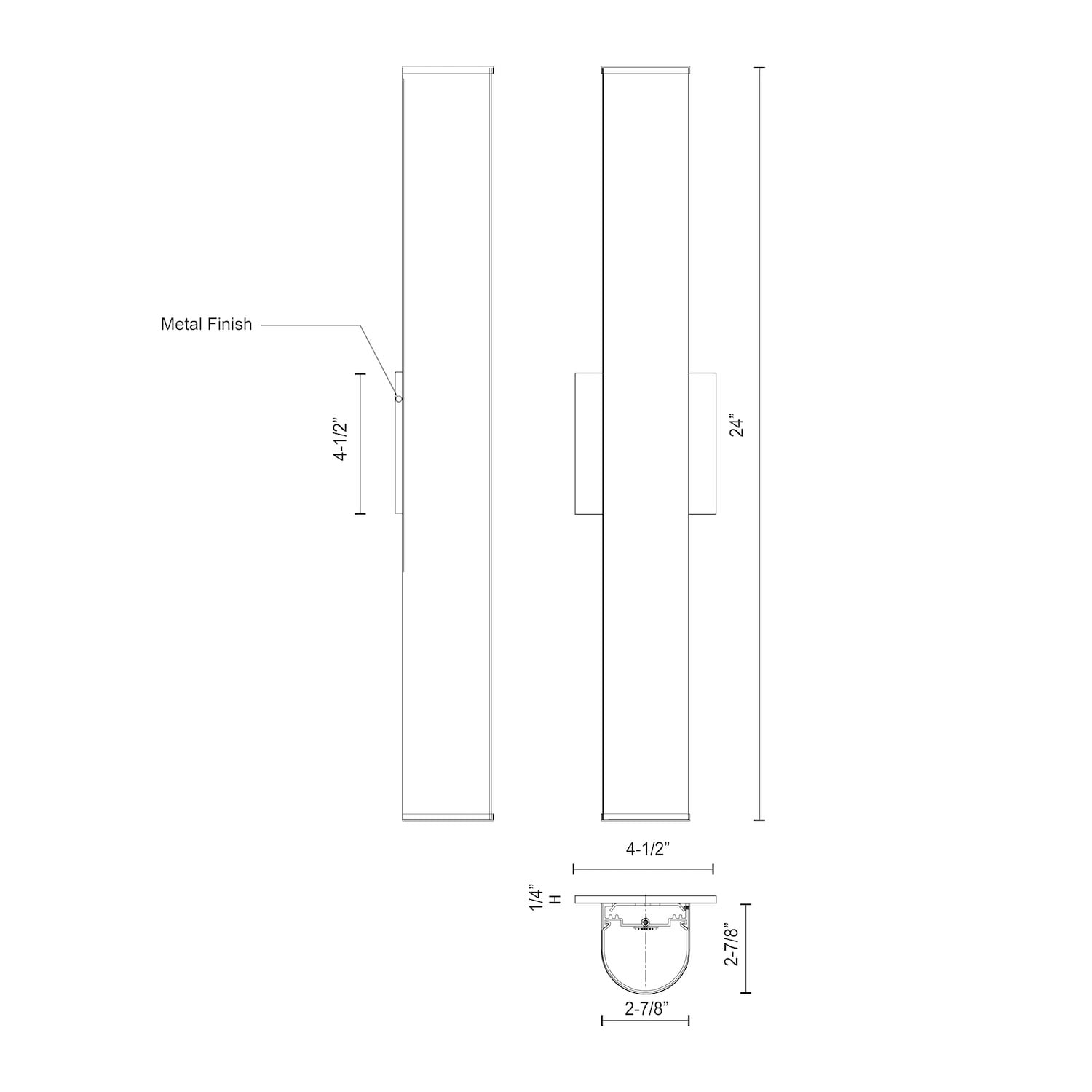 Kuzco Lighting VL61224-CH b089995 - View #3