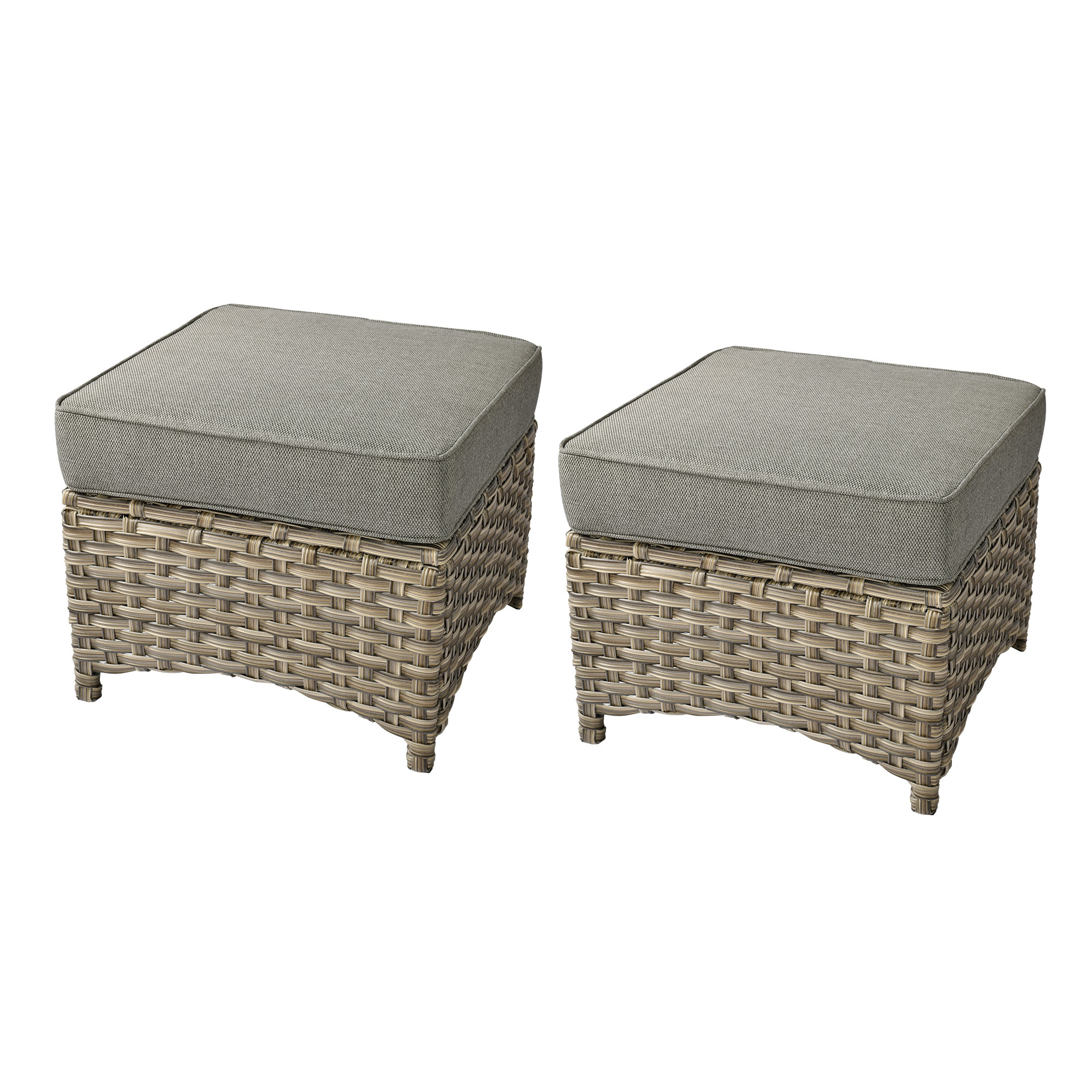 weaxty HMBPAD200-4 Aireno Black Steel Ottoman