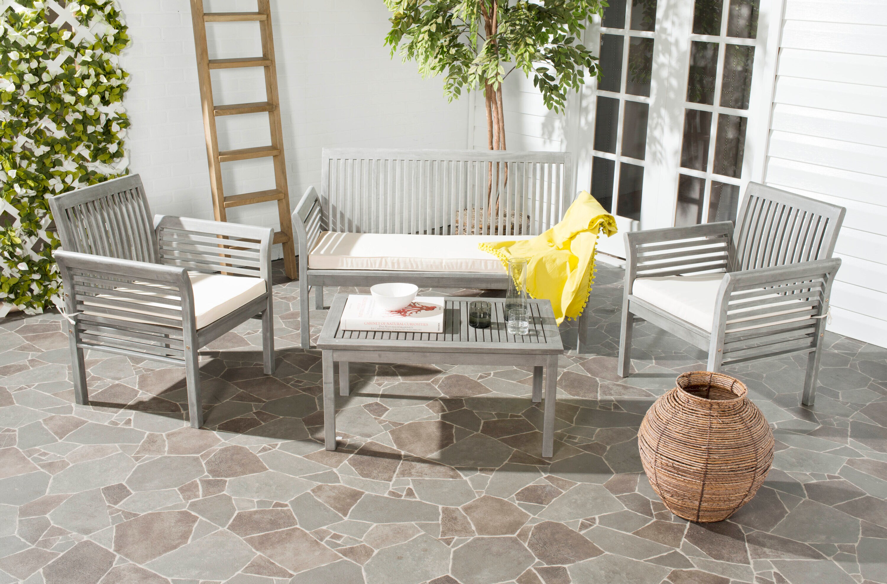 Safavieh PAT7005B Patio-Conversation-Sets - View #2