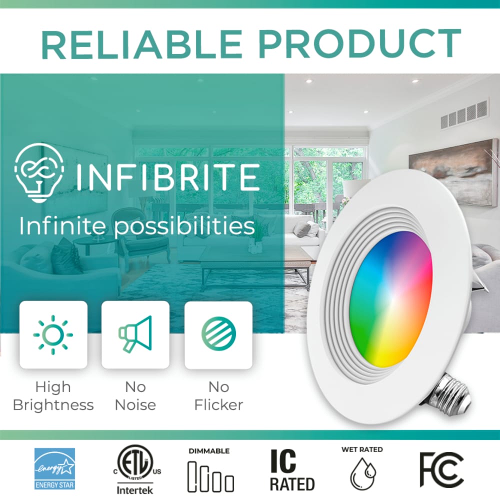 Infibrite IB-003-1-9W-HL-6PK Recessed-Kits - View #5