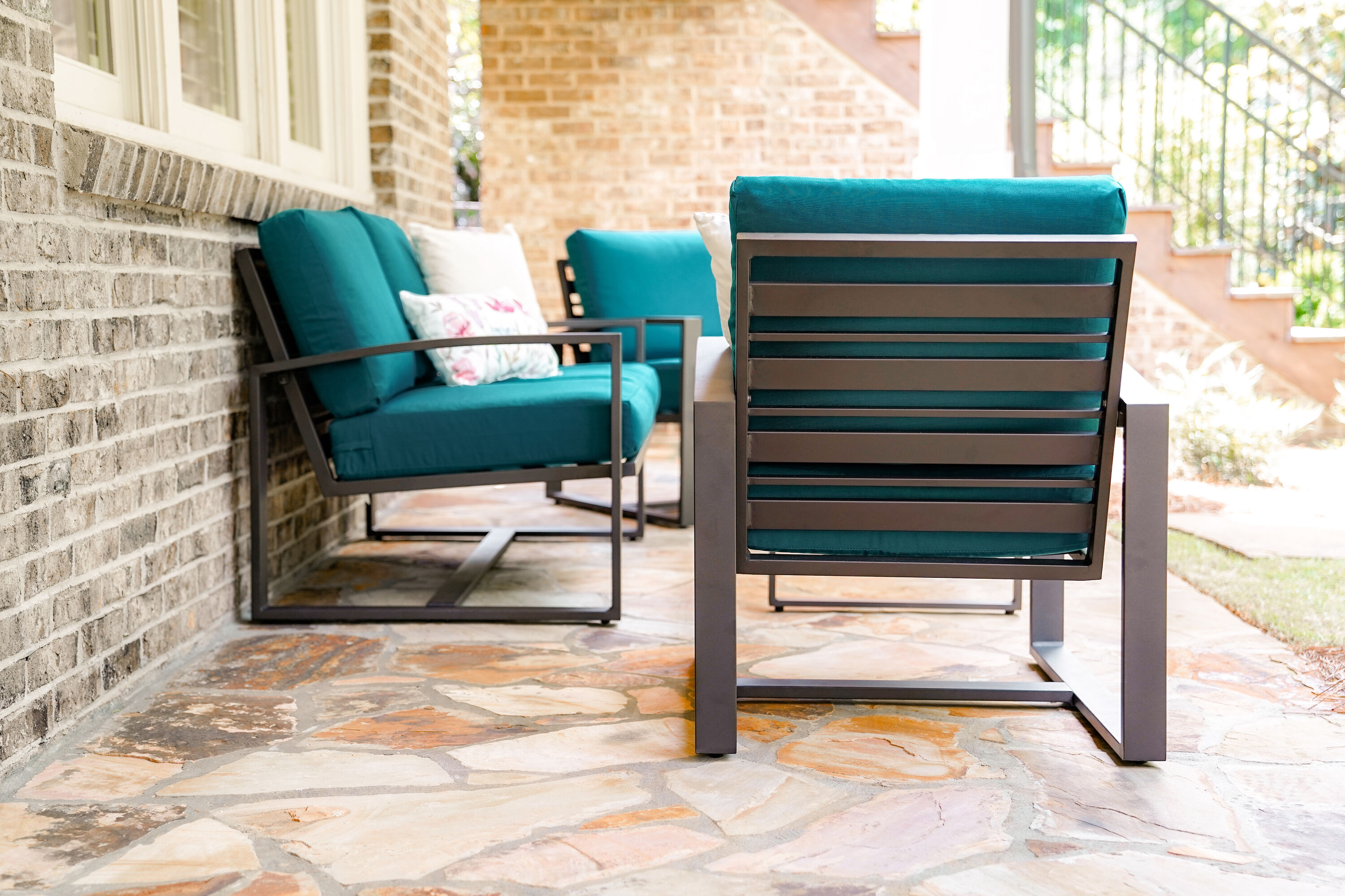 Leisure Made 967003-PEA Patio-Conversation-Sets - View #3