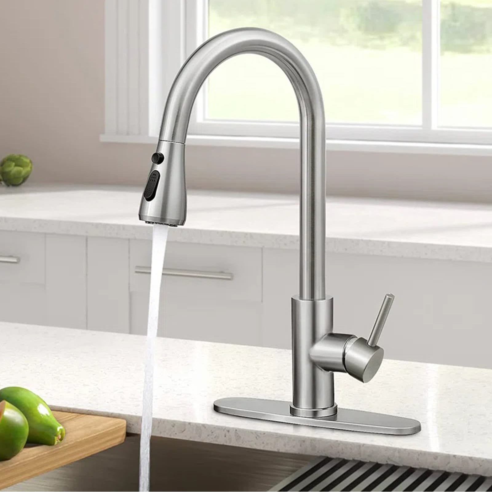 BYH B-KF001-BN Kitchen-Faucets - View #2