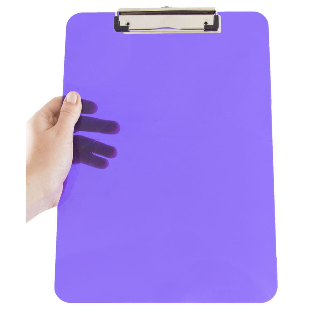 JAM Paper 340926881 Purple Letter Clipboard