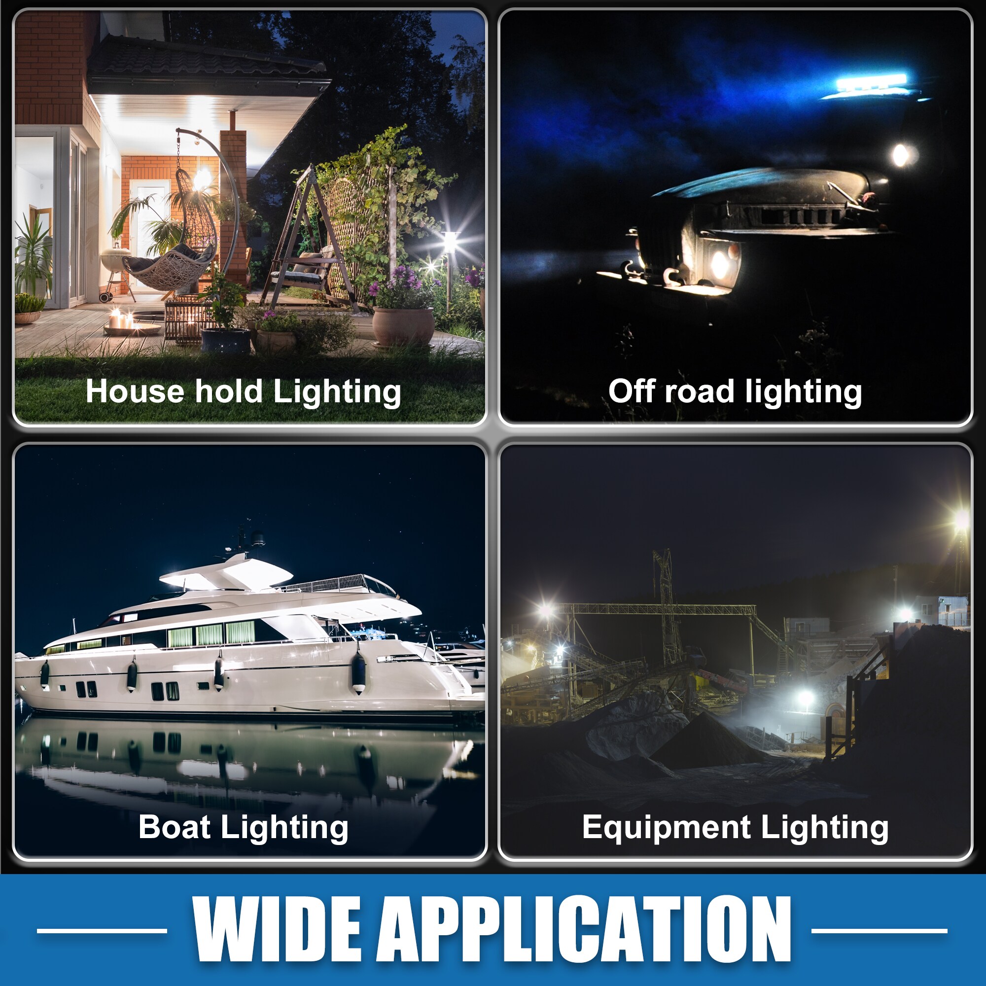 Unique Bargains 2pcs Car LED Daytime Running Light Bar 6.7-Inch Bumper ...