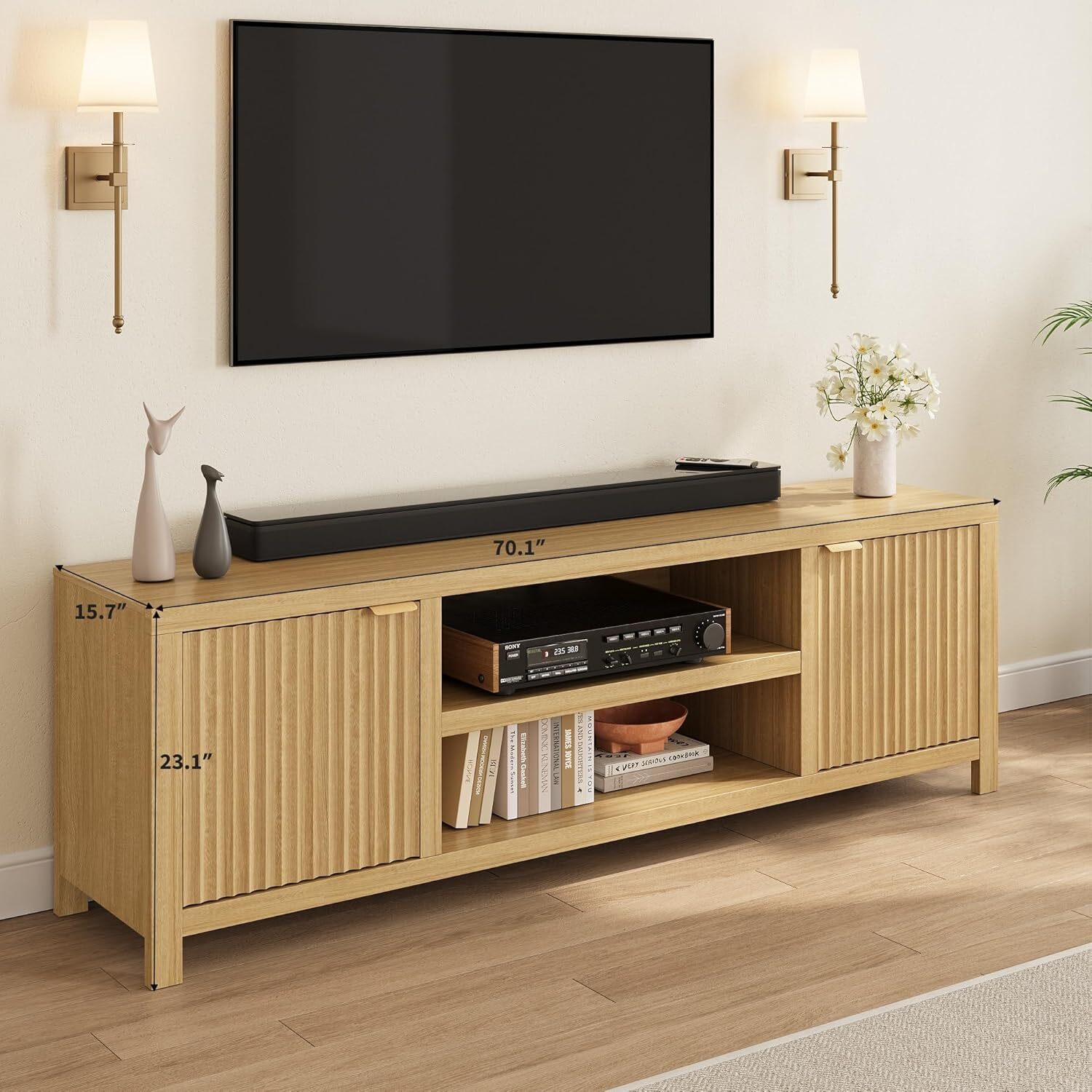 Qeetex GGL-PHK-33P4JFYC Tv-Stands - View #2