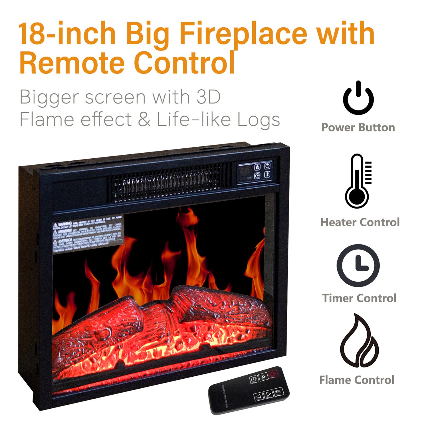 Mondawe MD-JJ52181 Electric-Fireplaces - View #7