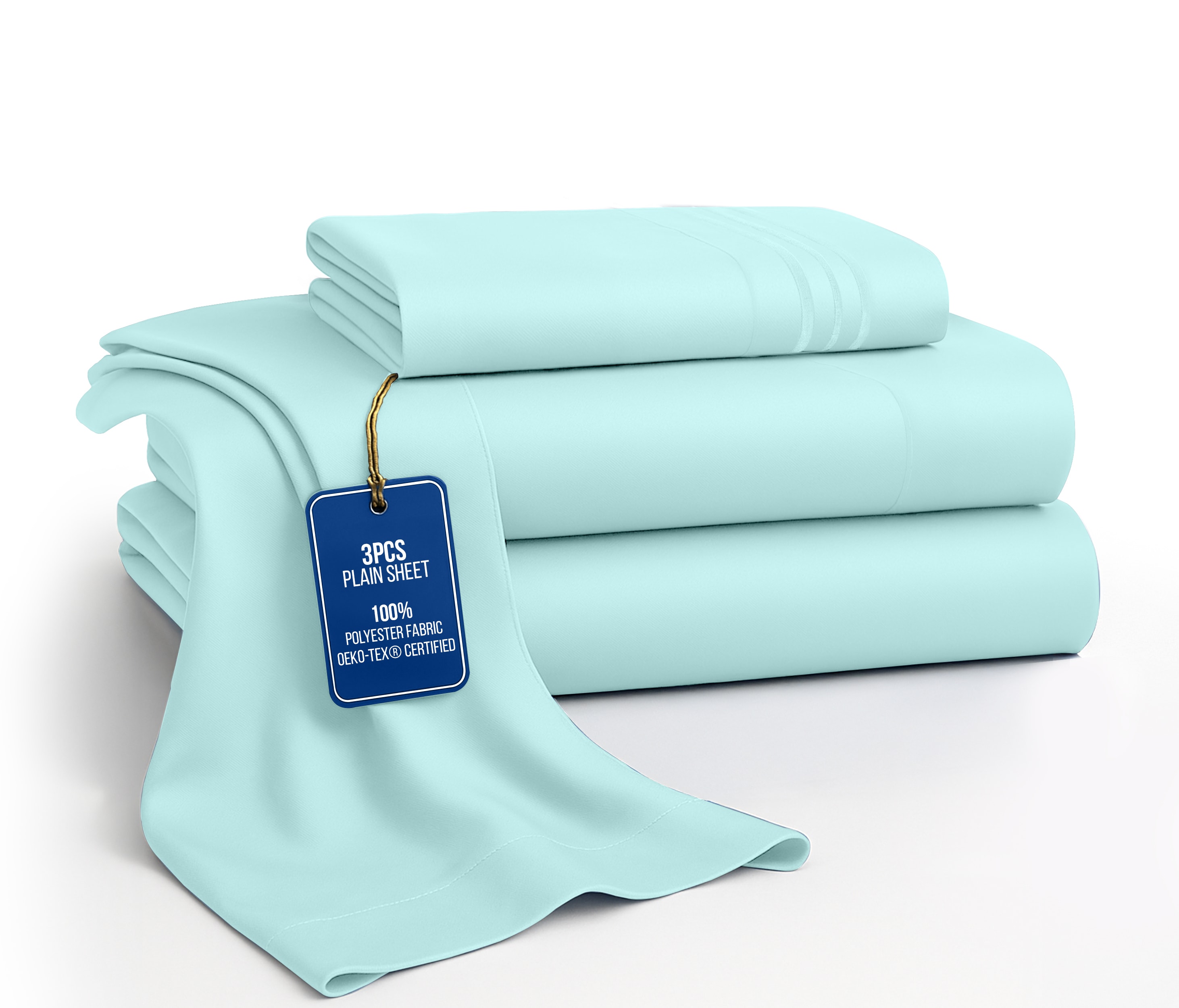 4-Piece Microfiber Sheet Set Deep Pocket Ultra Soft Durable Bed Sheets Set With Pillowcases