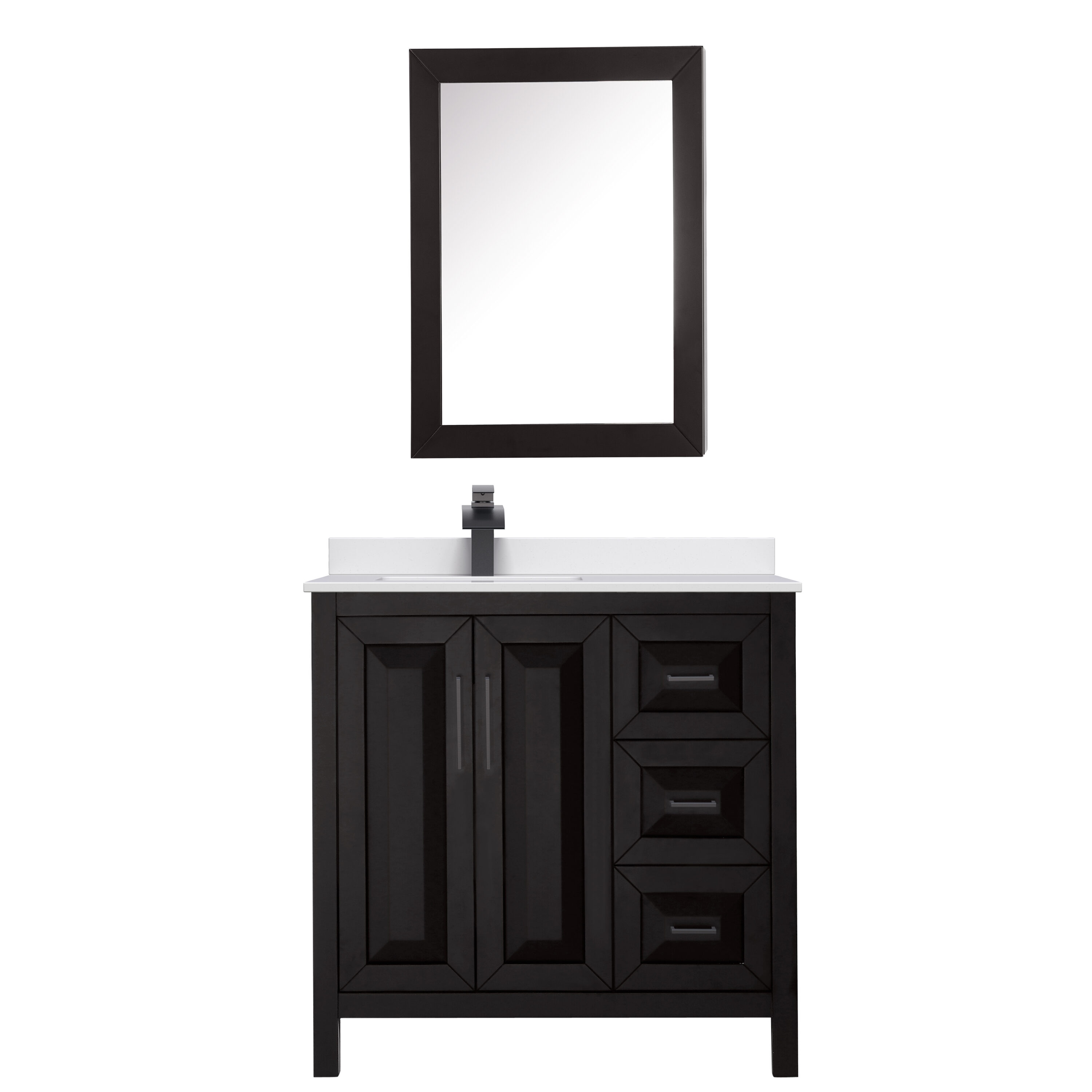 Wyndham Collection WCV252536SEBWCUNSM24 Bath-Vanity-Combo - View #3