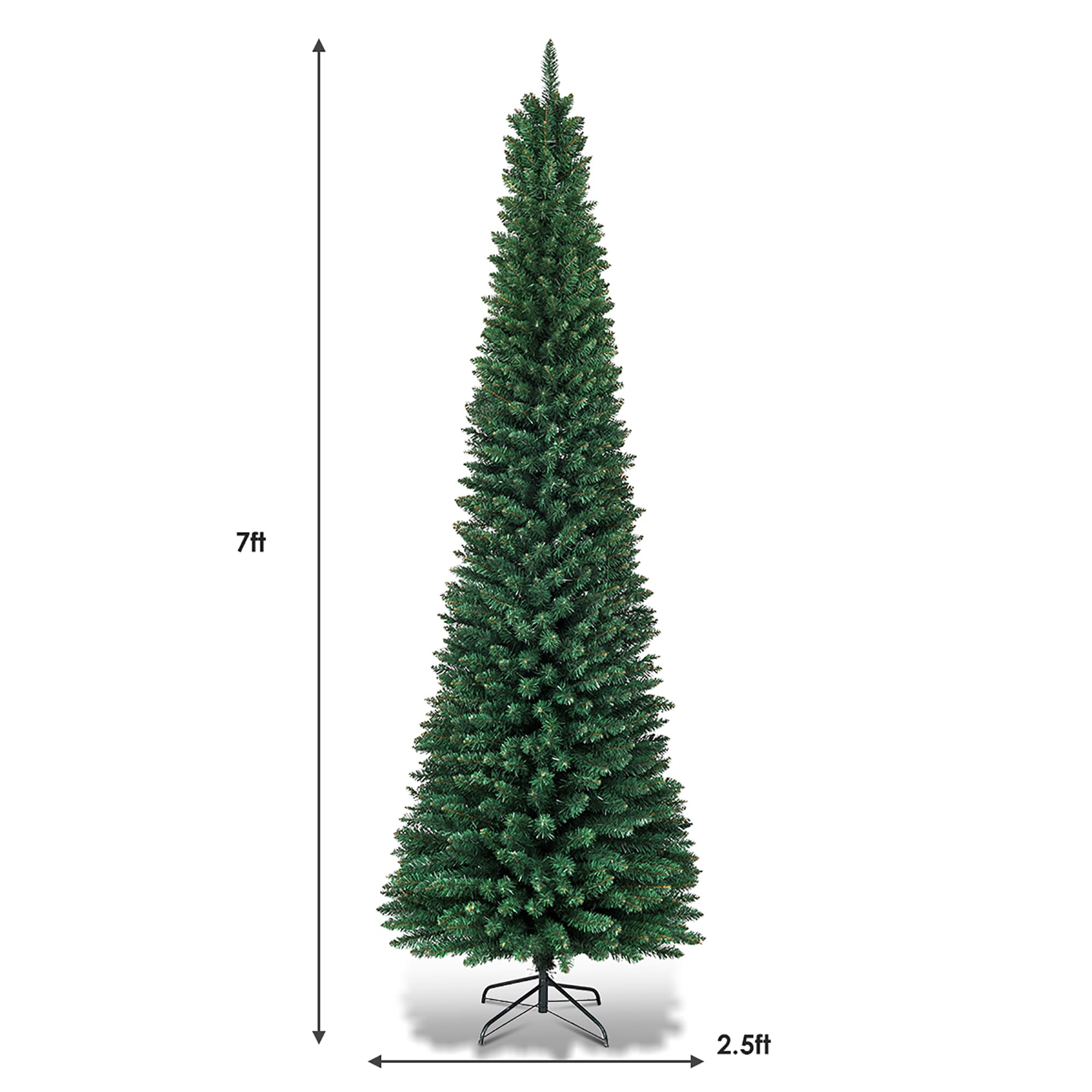 Costway CM20655 Artificial-Christmas-Trees - View #7