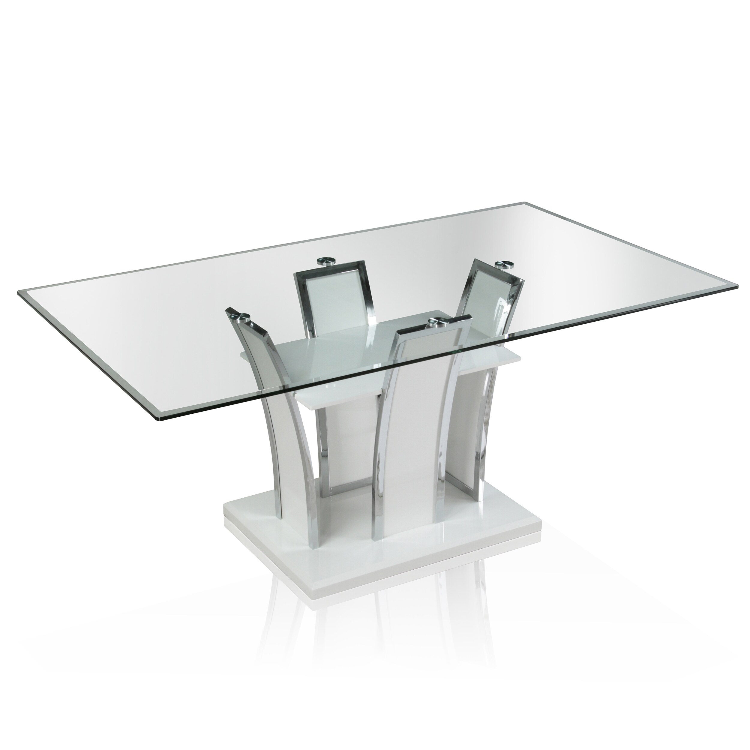 Furniture of America IDF-8372WH-T-7PC Dining-Sets - View #4