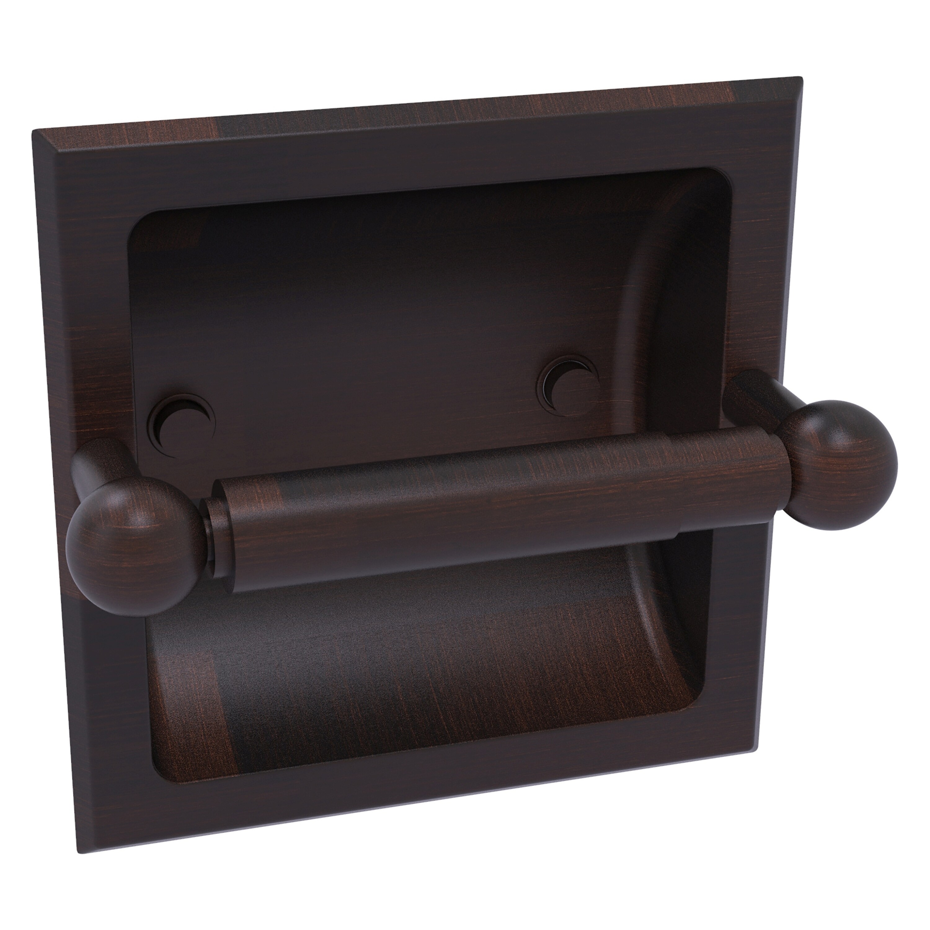 Clearview Collection Euro Style Free Standing Toilet Paper Holder - Venetian Bronze / Smooth - Allied Brass CVTS-25