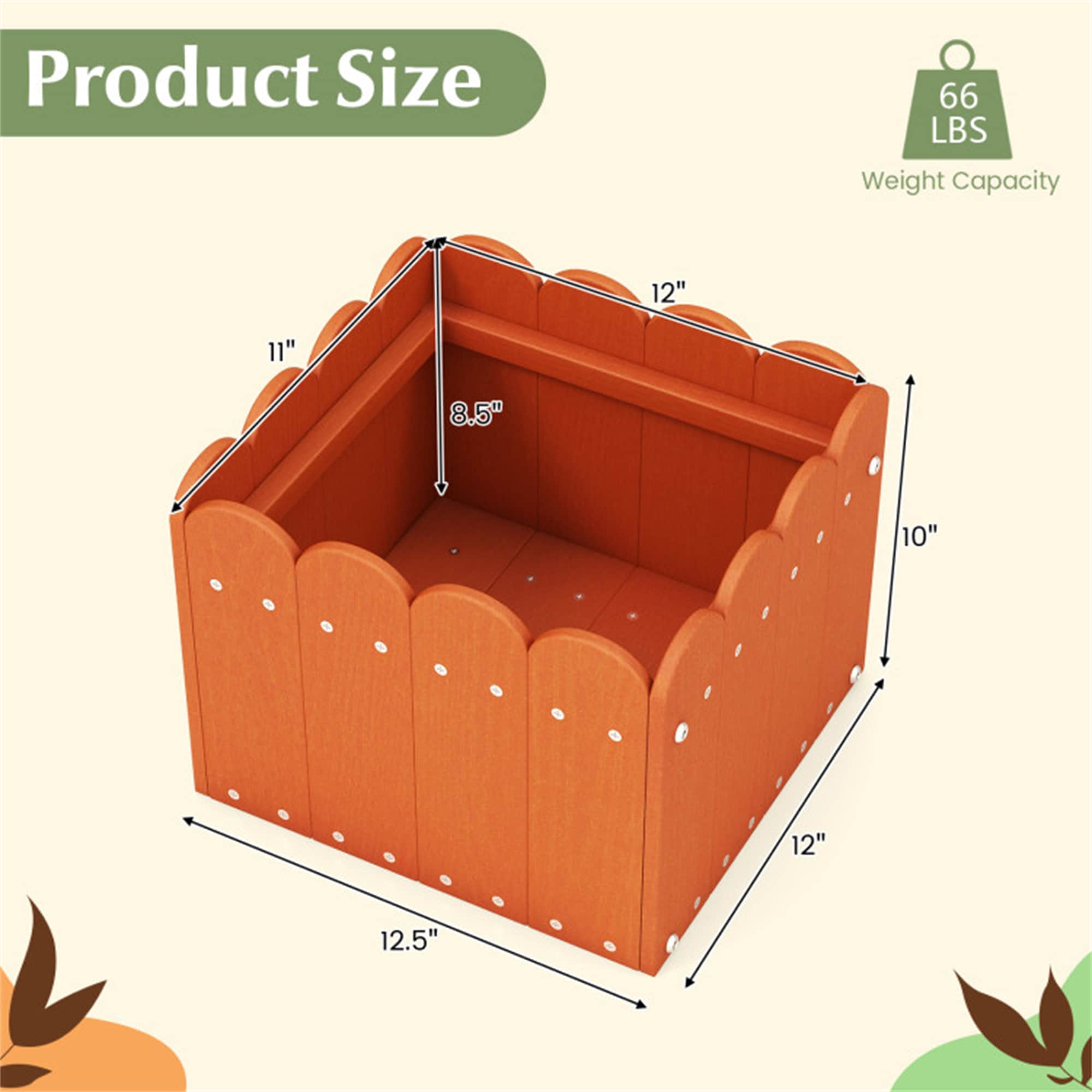 BABOOM BOM-115YW-2-CO Raised-Planter-Boxes - View #5