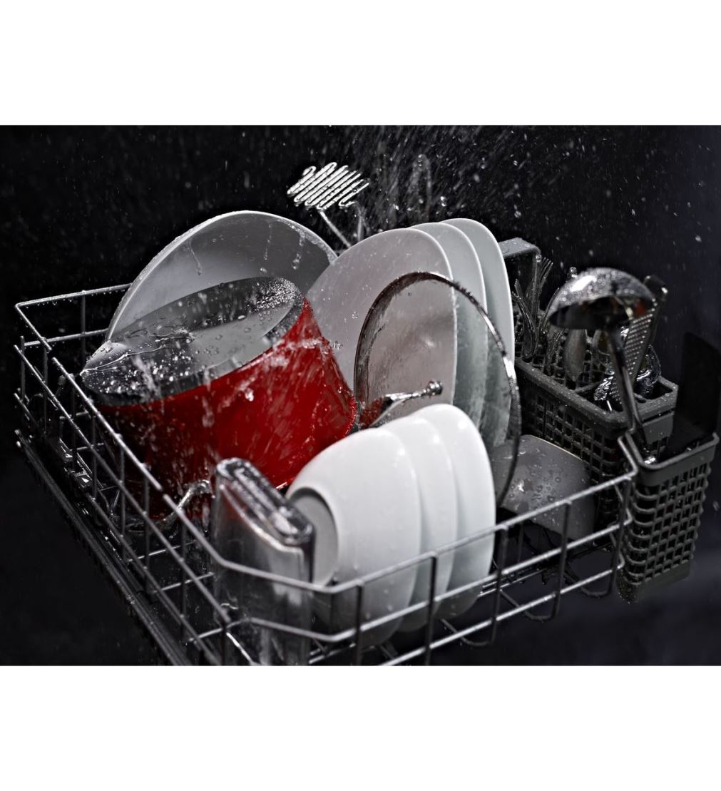 KitchenAid Front Control 24-in Built-In Dishwasher (White) ENERGY STAR,  46-dBA at