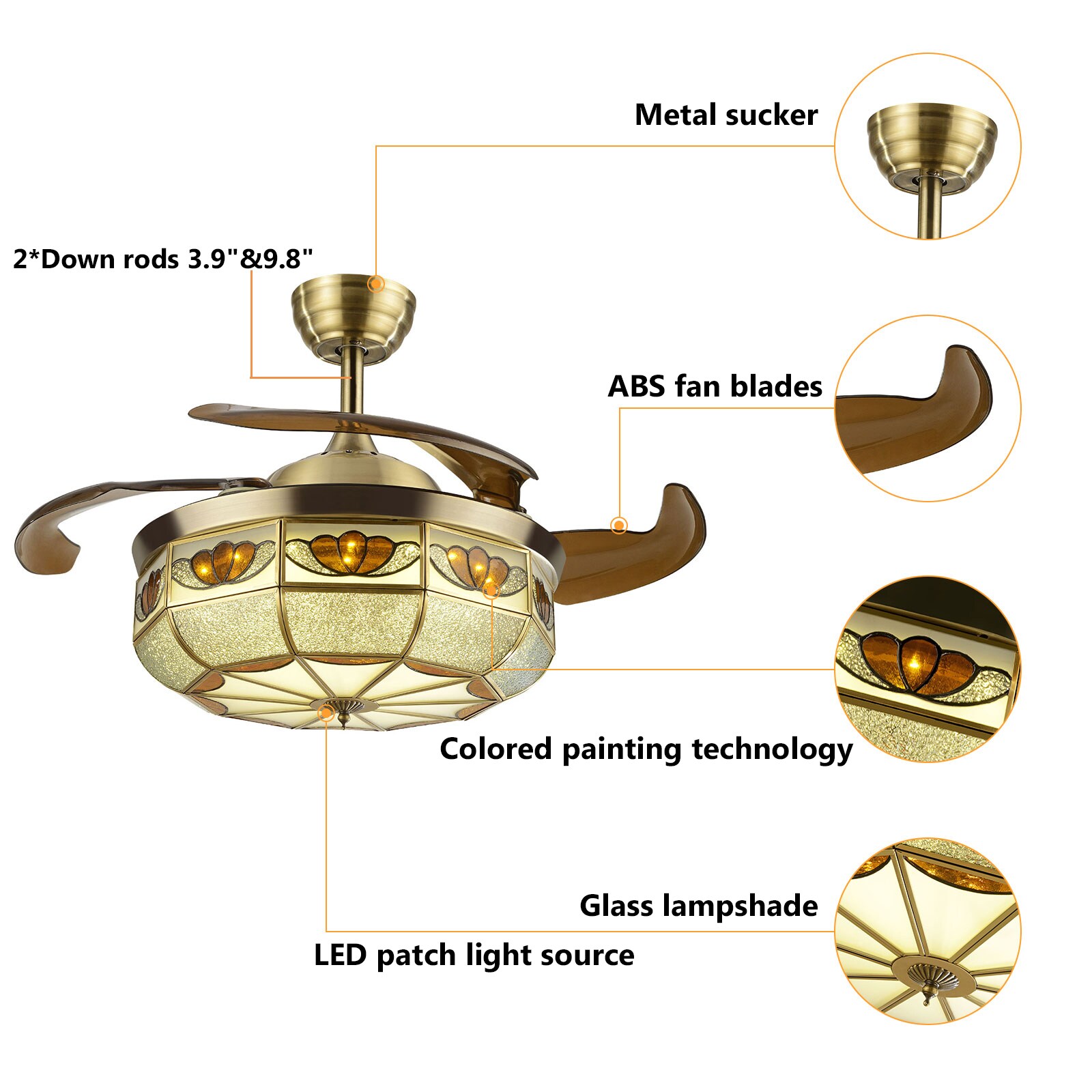 Oukaning JZUCOD4W99HCX Ceiling-Fans - View #5